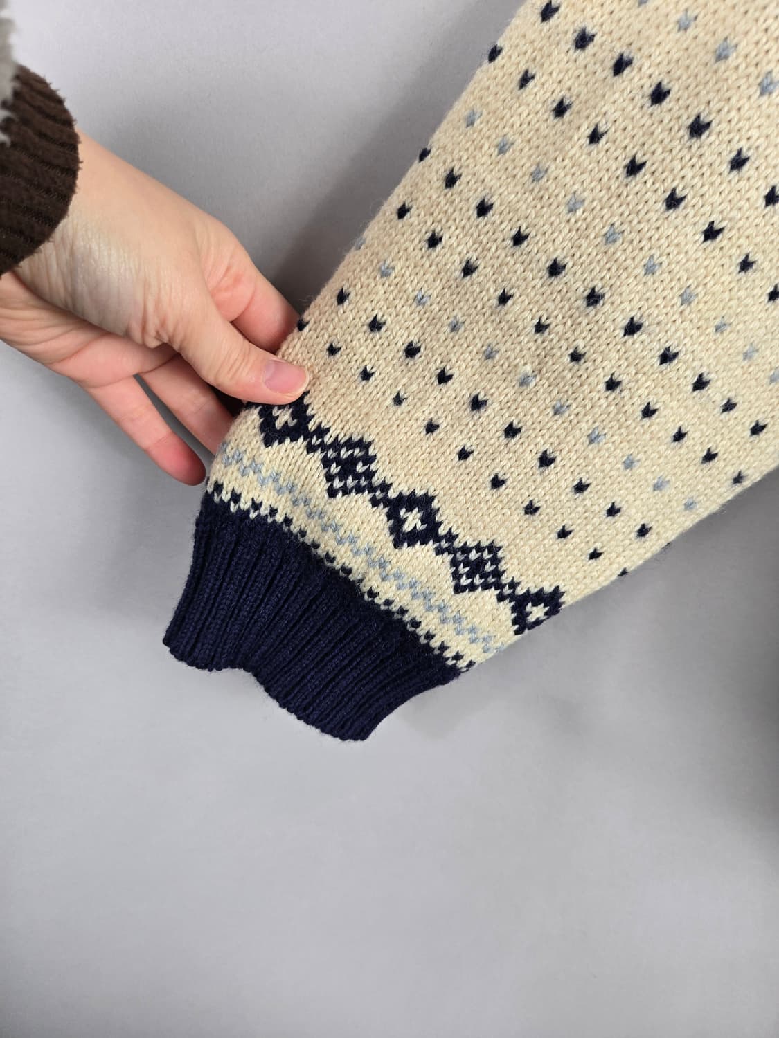 [무료배송]VOSS 보스 XL 노르웨이 퓨어 울100 가디건 노르딕 54 상품이미지5