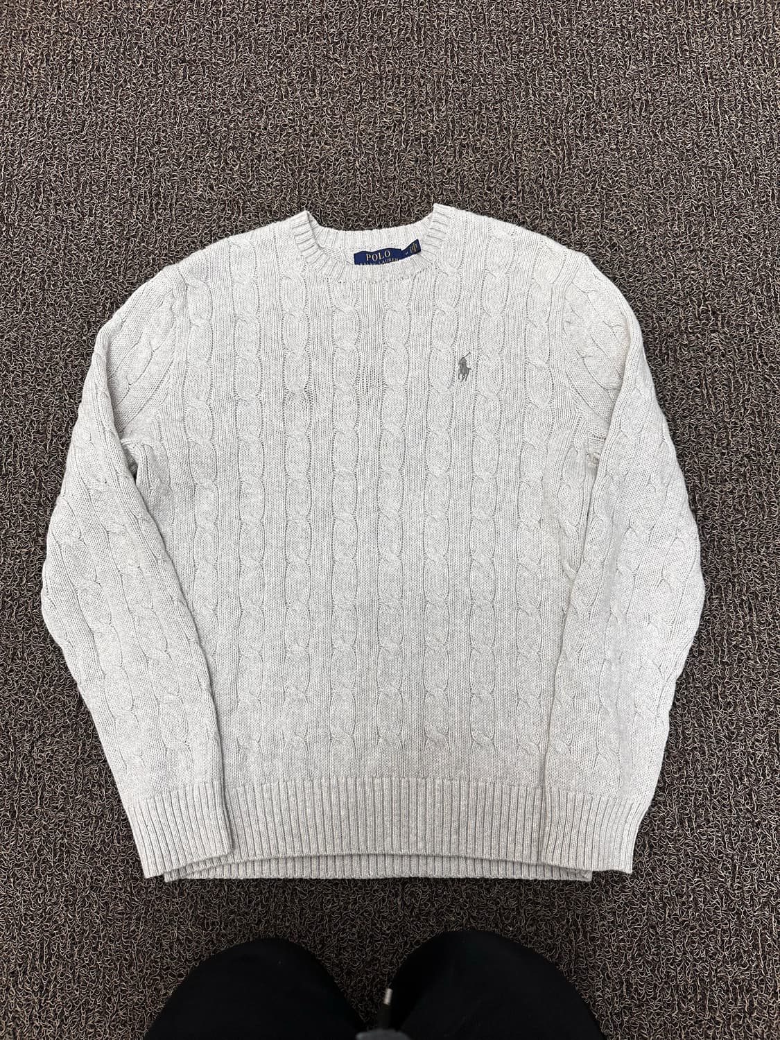 POLO 폴로 랄프로렌 케이블 꽈배기 니트 M 상품이미지1