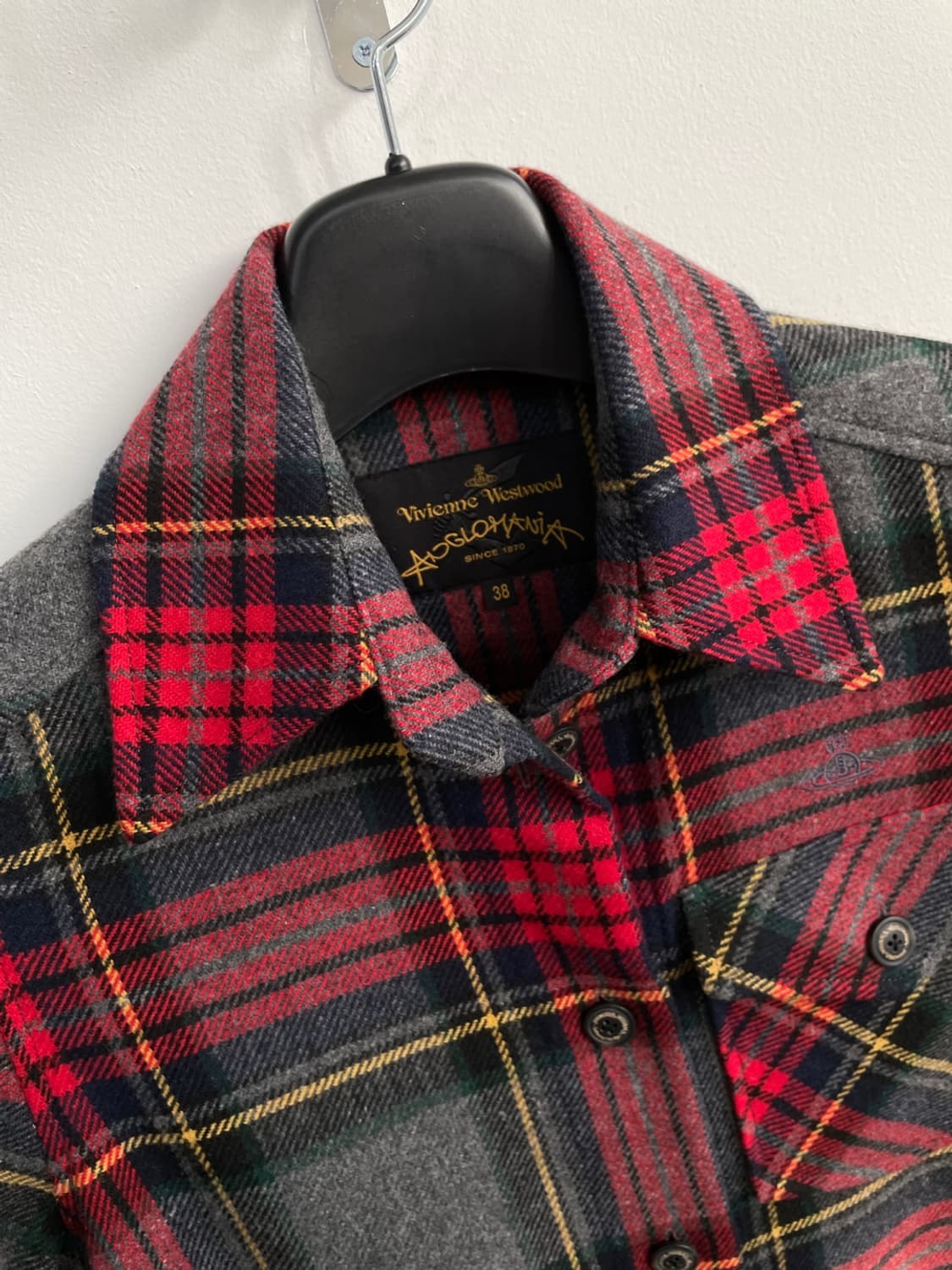 비비안 웨스트우드 오브 로고 셔츠 드레스 상품이미지4