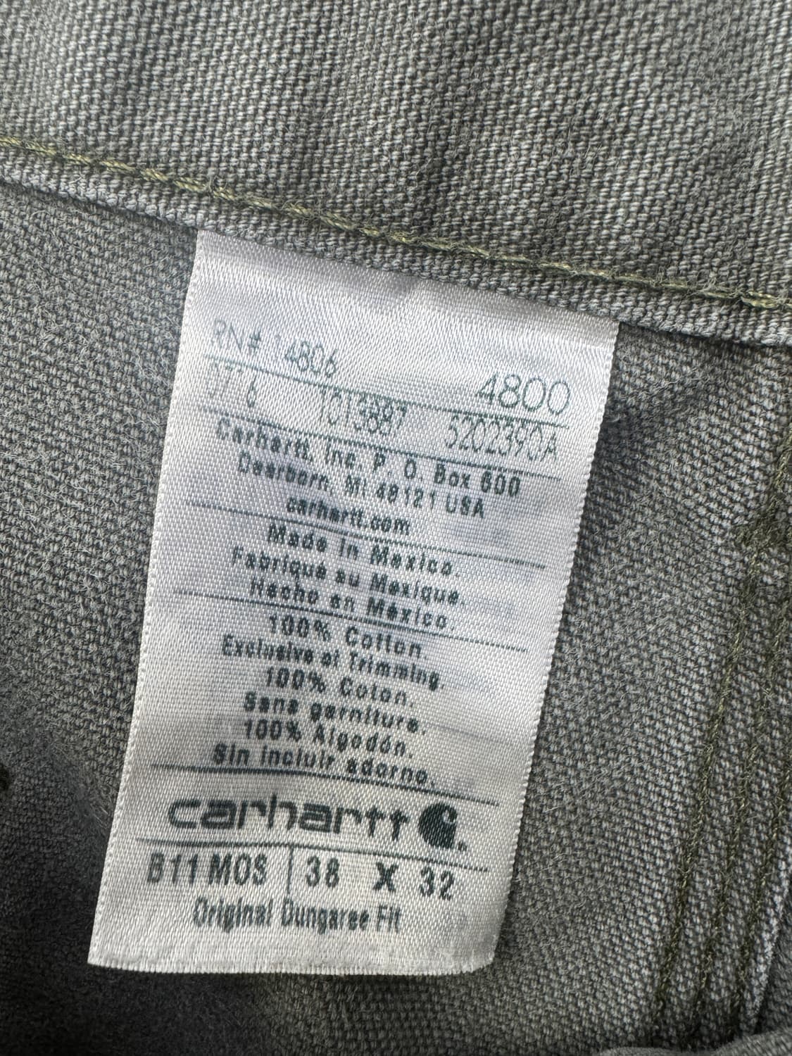 칼하트 싱글니 b11 mos 상품이미지7