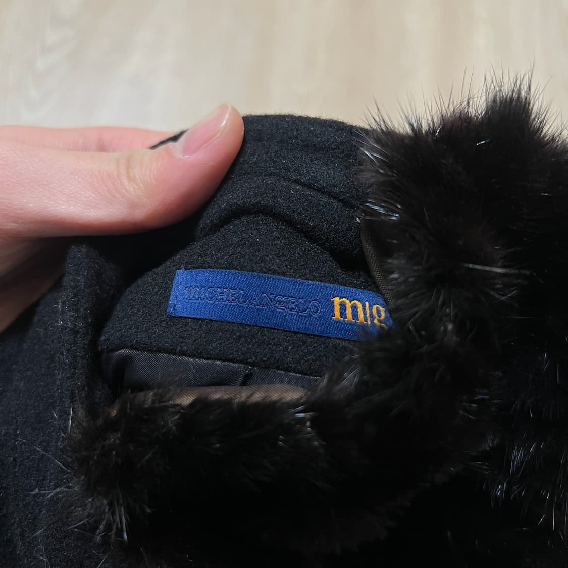 MG 미켈란젤로 클래식 밍크 코트 M/95  상품이미지4