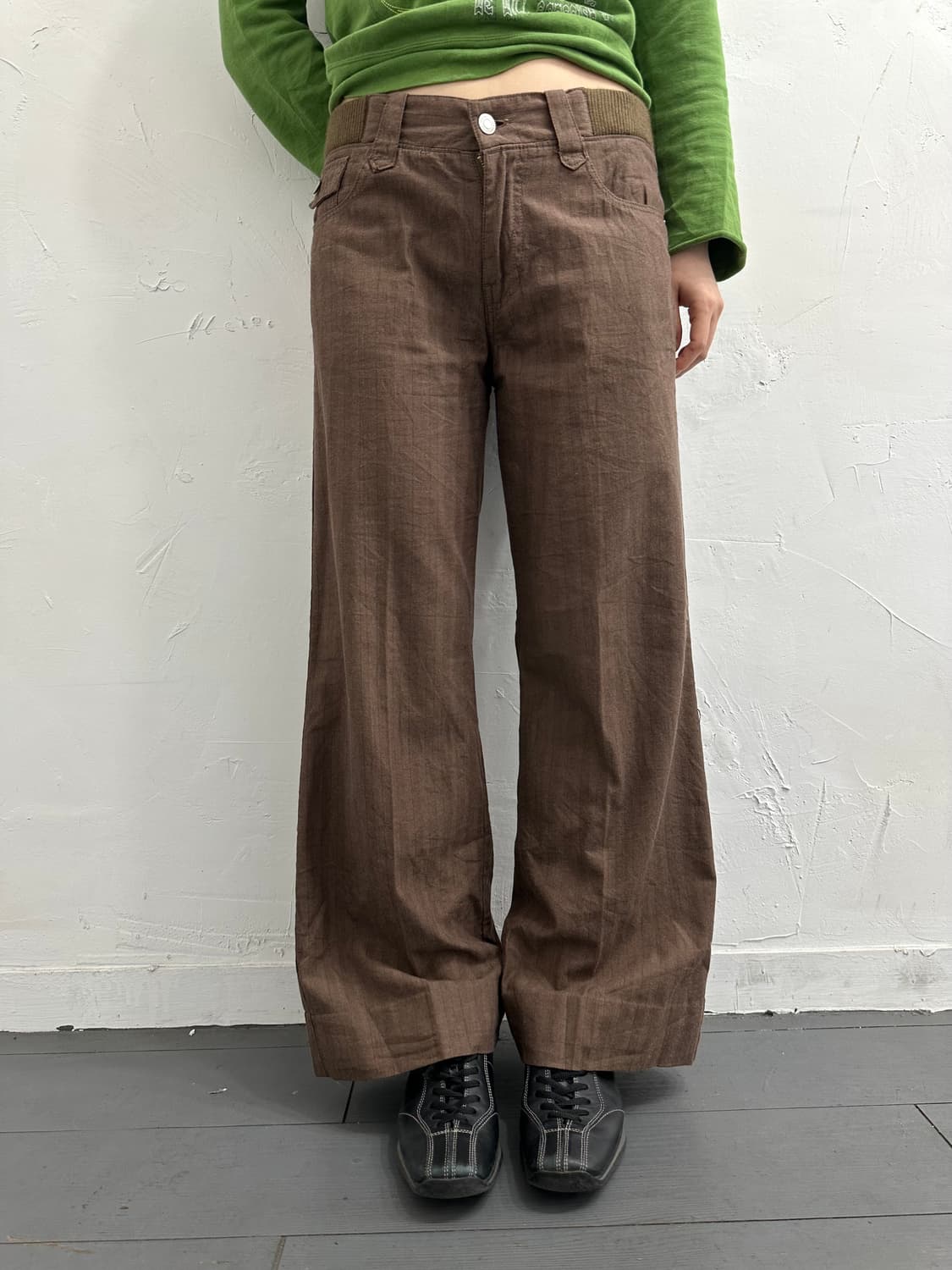 y2k brown pants 상품이미지1