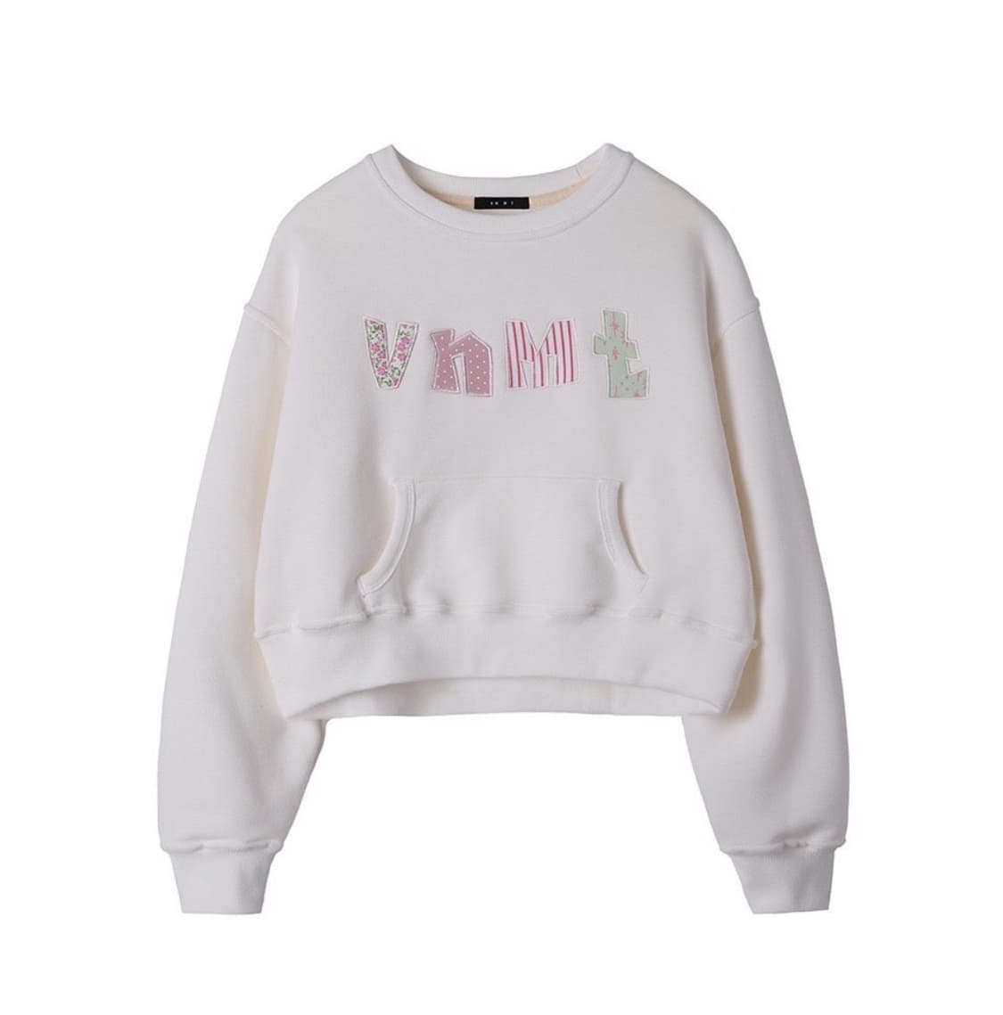 [VNMT] 바니쉬먼트 패치워크 크롭 스웻셔츠 / 맨투맨 상품이미지1