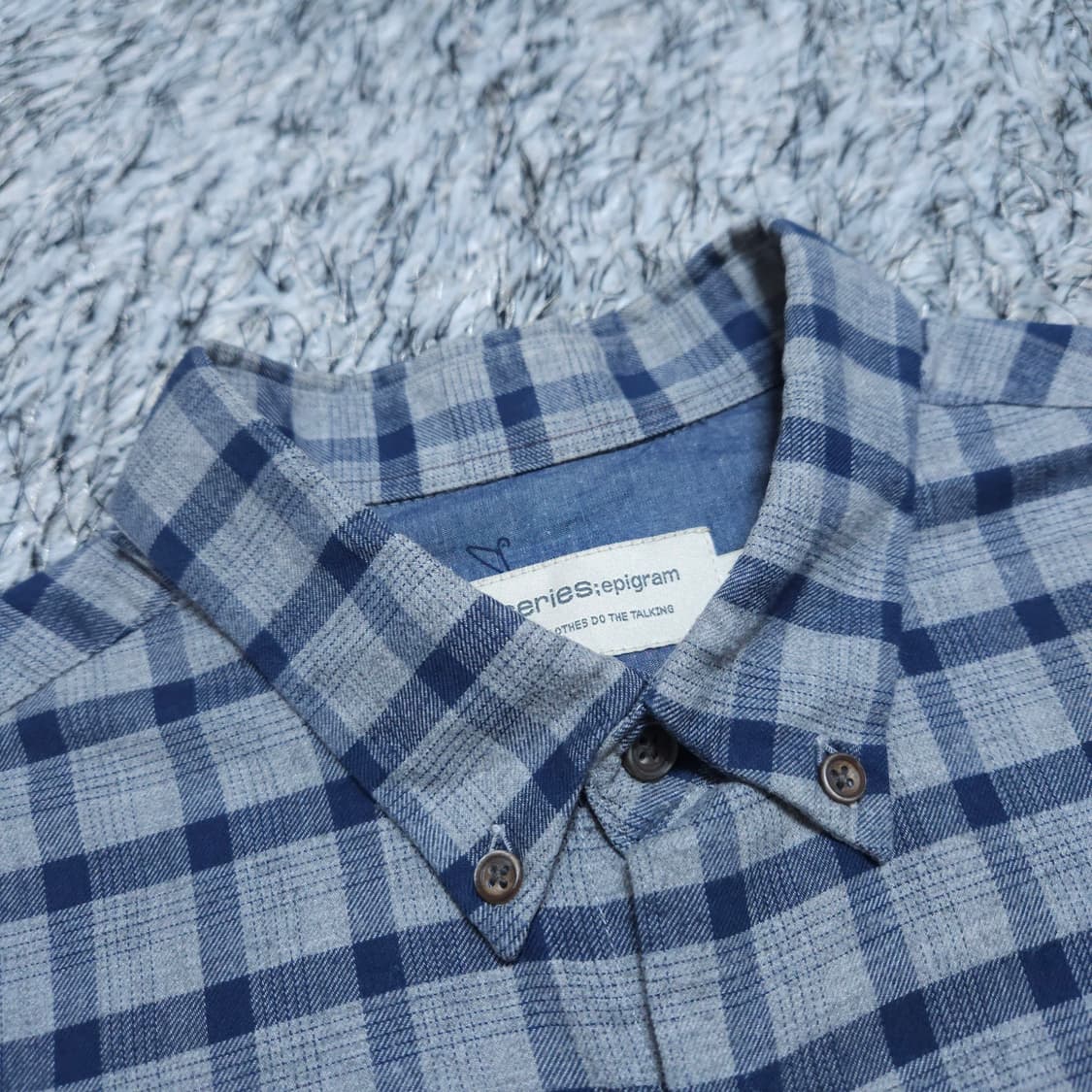시리즈에피그램)100 남자 춘추 체크셔츠남방 / 왕눈이샵 상품이미지8