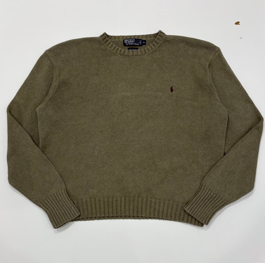 Polo 폴로랄프로렌 올리브 카키 니트 스웨터 상품이미지1