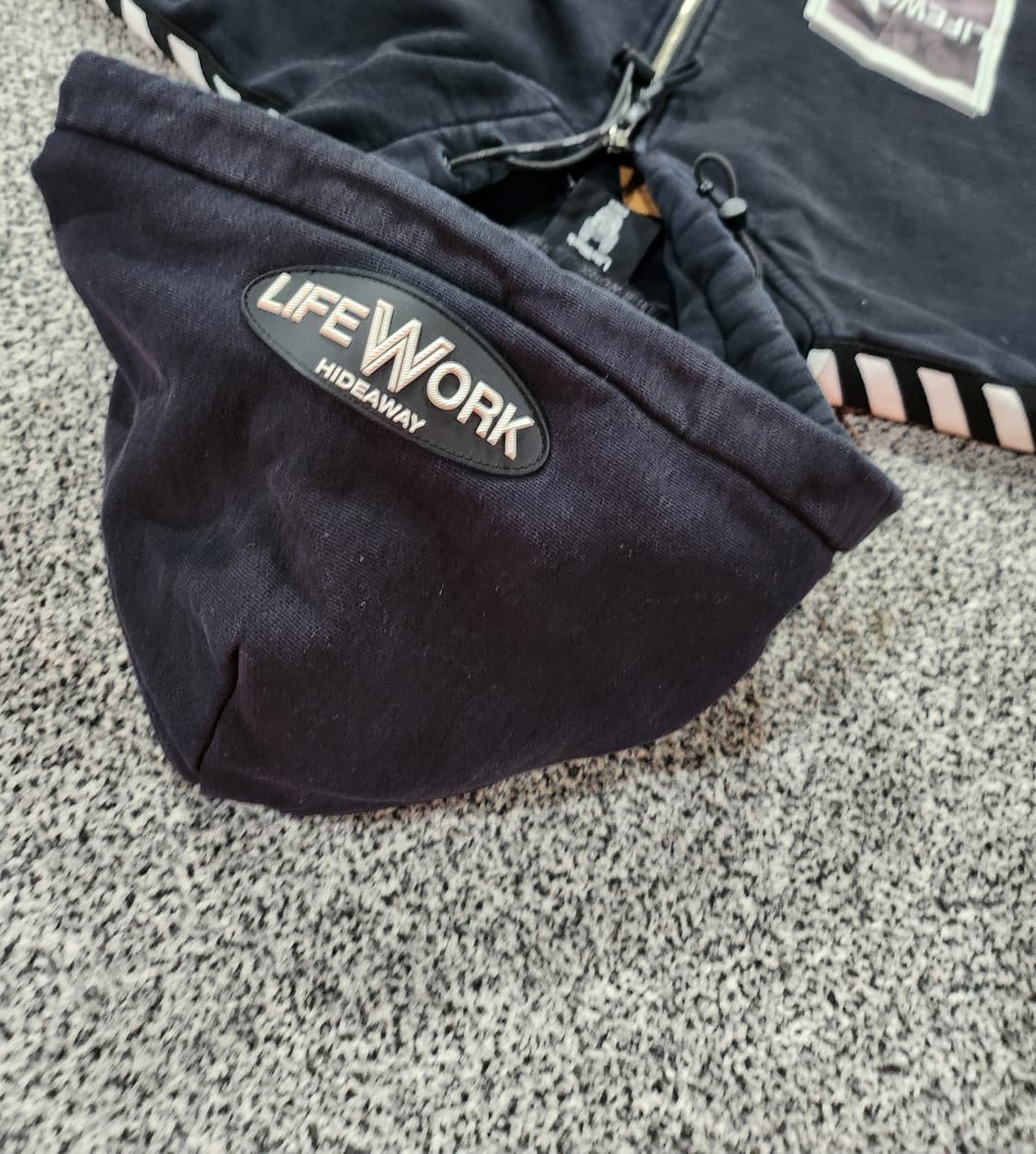 라이프워크 블랙 후드티  상품이미지6