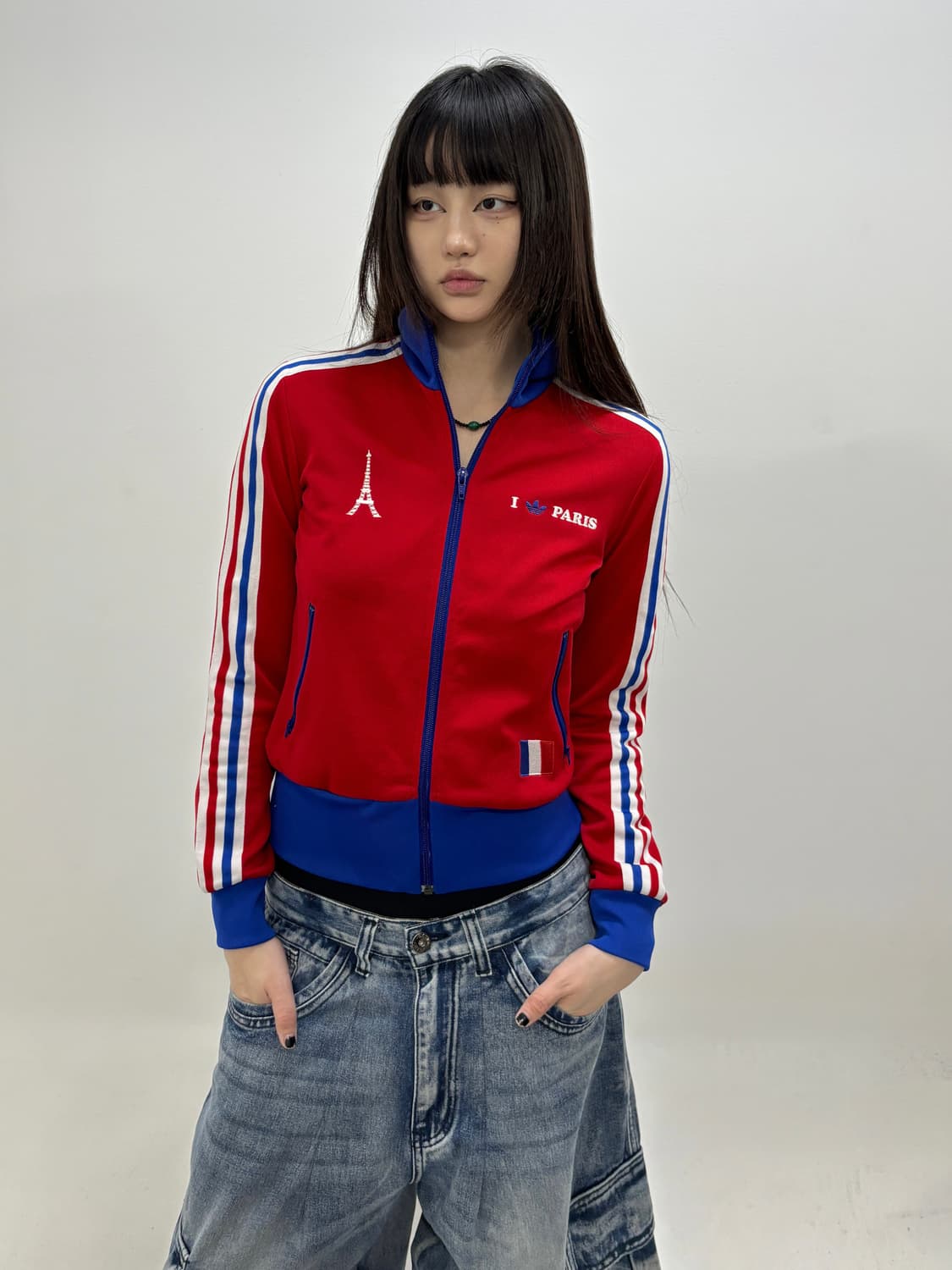 90s올드스쿨 아디 아이러브파리 져지  상품이미지2