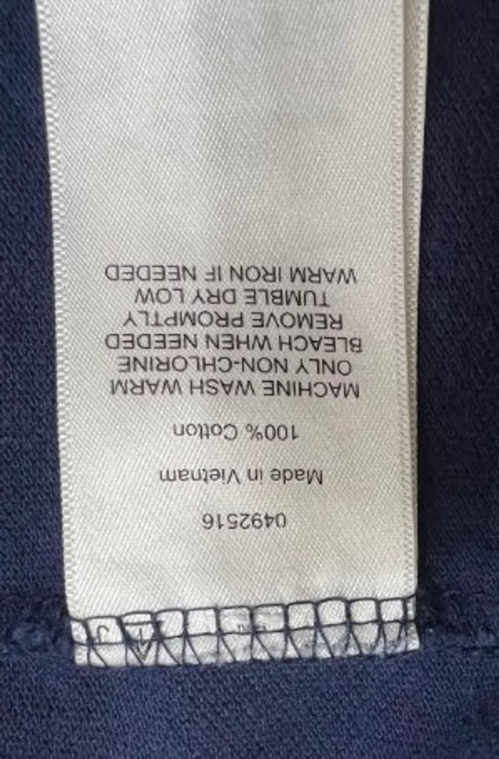 폴로랄프로렌 남성 네이비 PK카라반팔티셔츠 M 상품이미지5