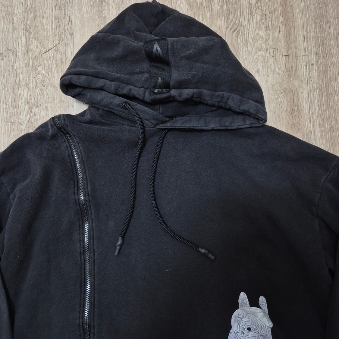 라이프워크 라독 빅프린팅 레이어드 후드티 F(FREE) 상품이미지2