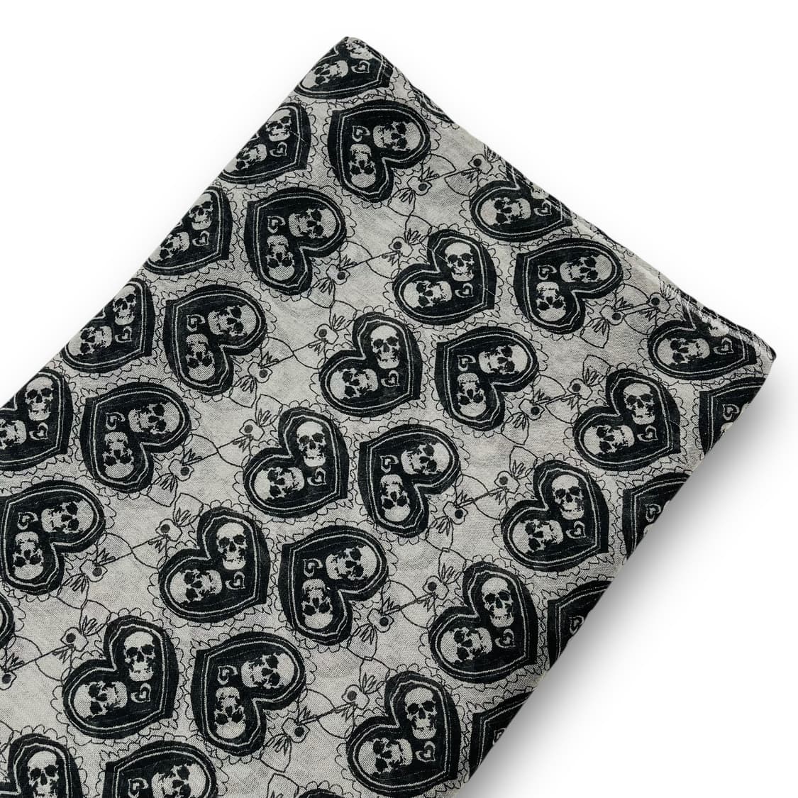 Ivana Helsinki skull love Graphic Scarf 상품이미지2
