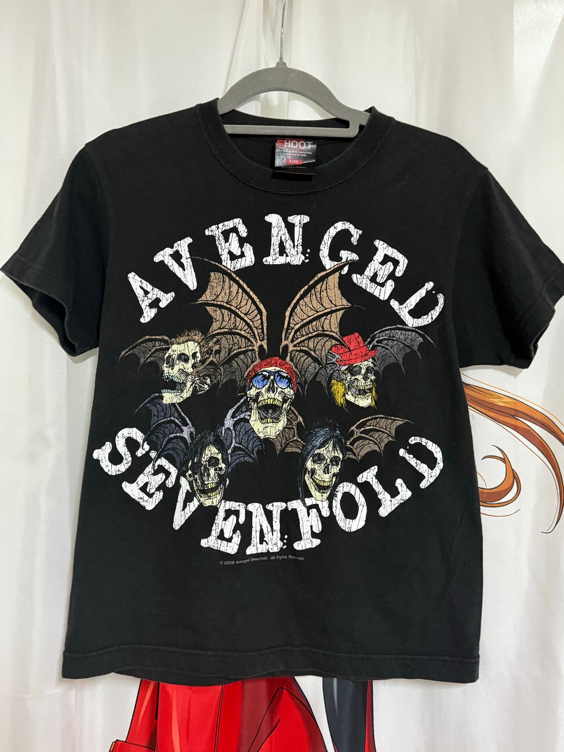 펑크 y2k 해골 스컬 반팔 티셔츠 상품이미지1