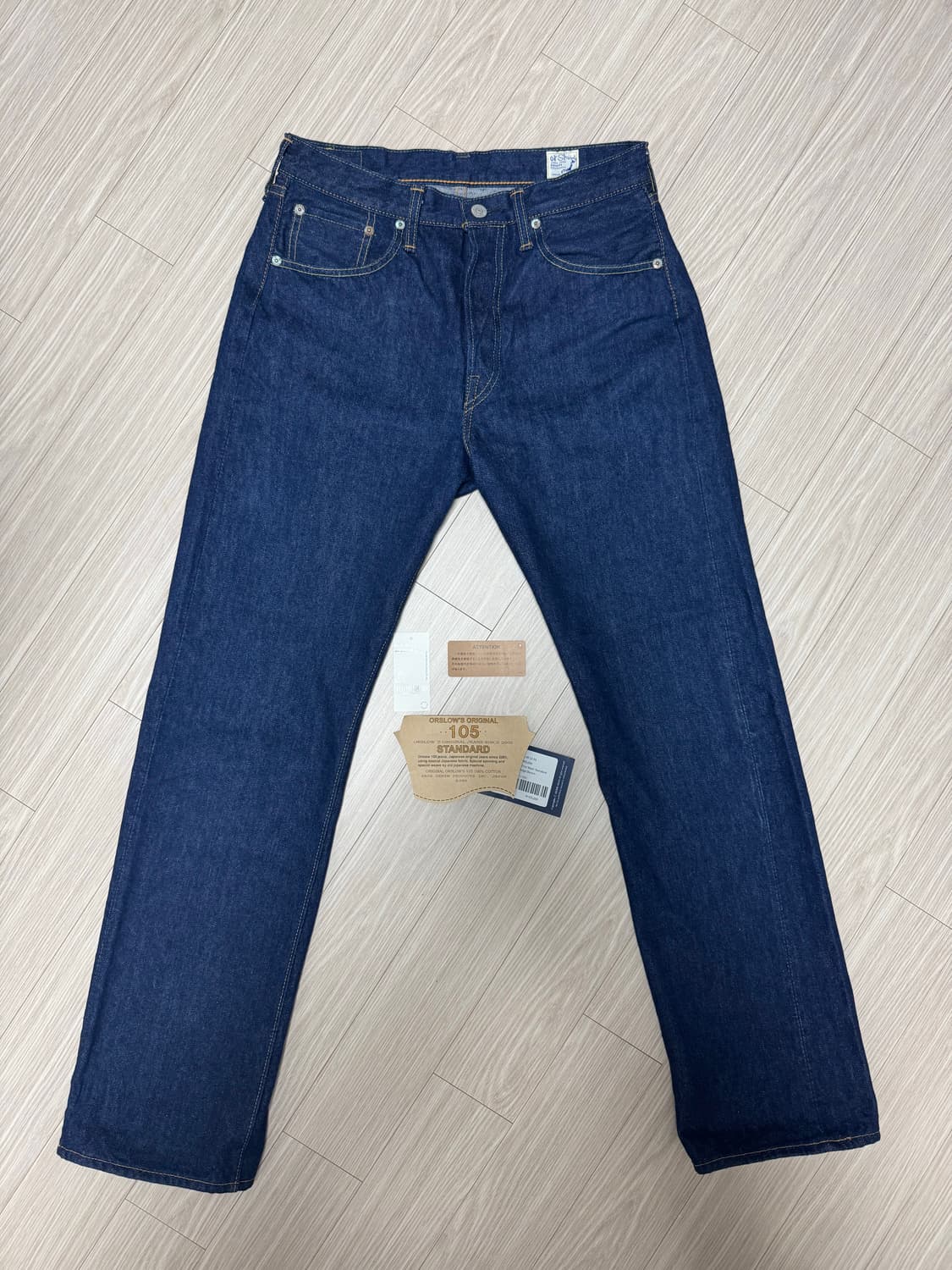 오어슬로우 105 원워시 1사이즈 판매합니다 상품이미지1