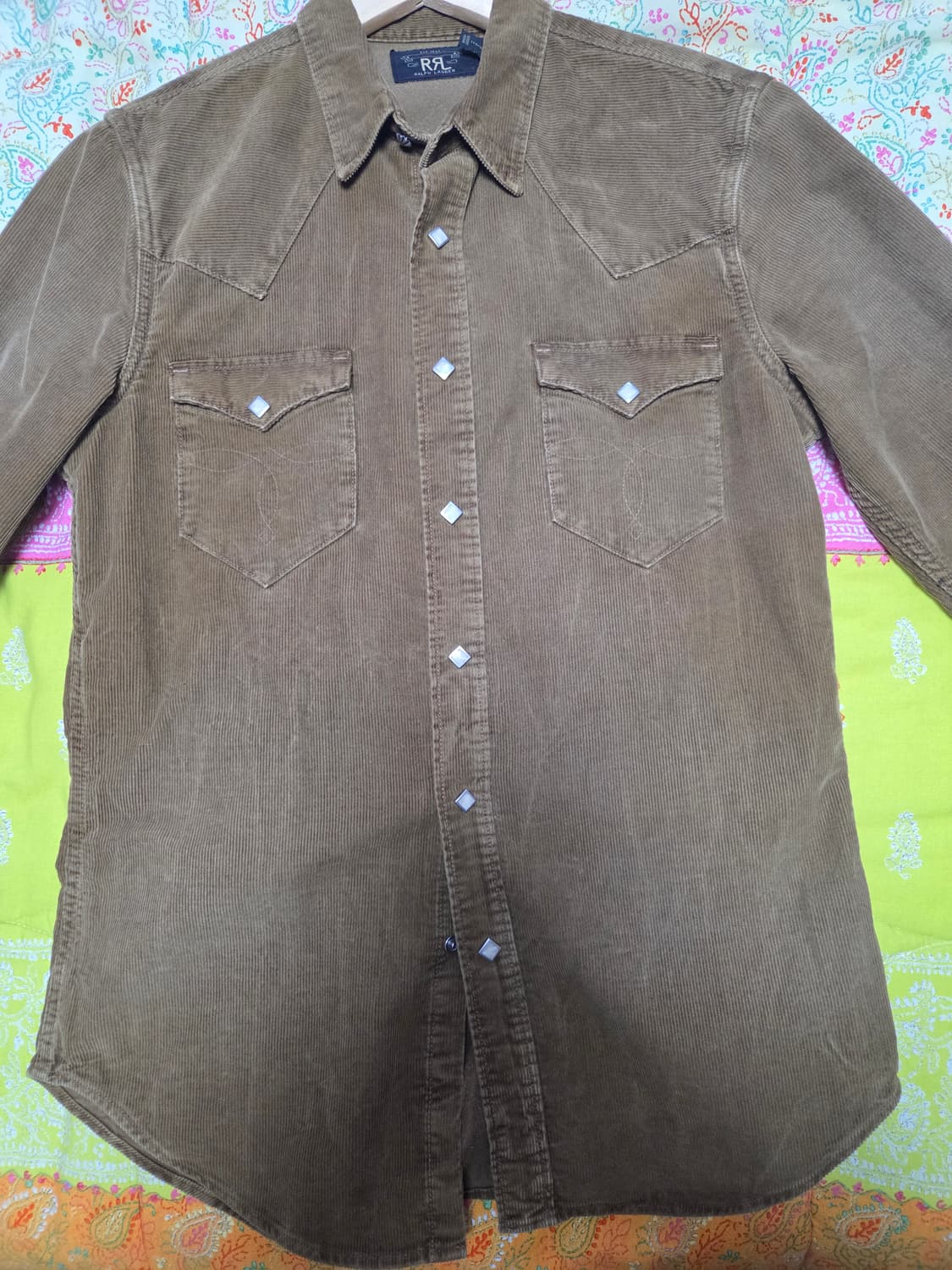 더블알엘 코듀로이 웨스턴 셔츠 M 상품이미지1