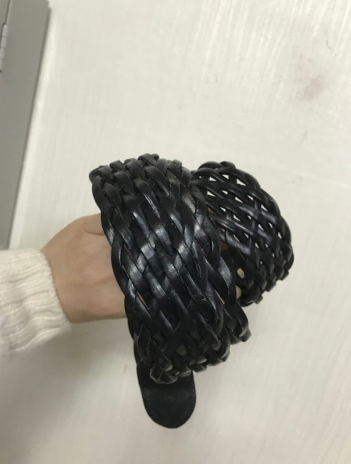 가죽 꽈배기 벨트 상품이미지2