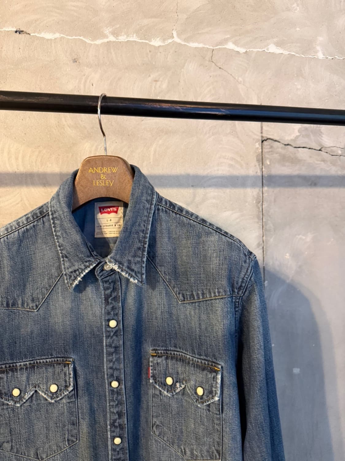 리바이스 웨스턴 데님셔츠 100 상품이미지6