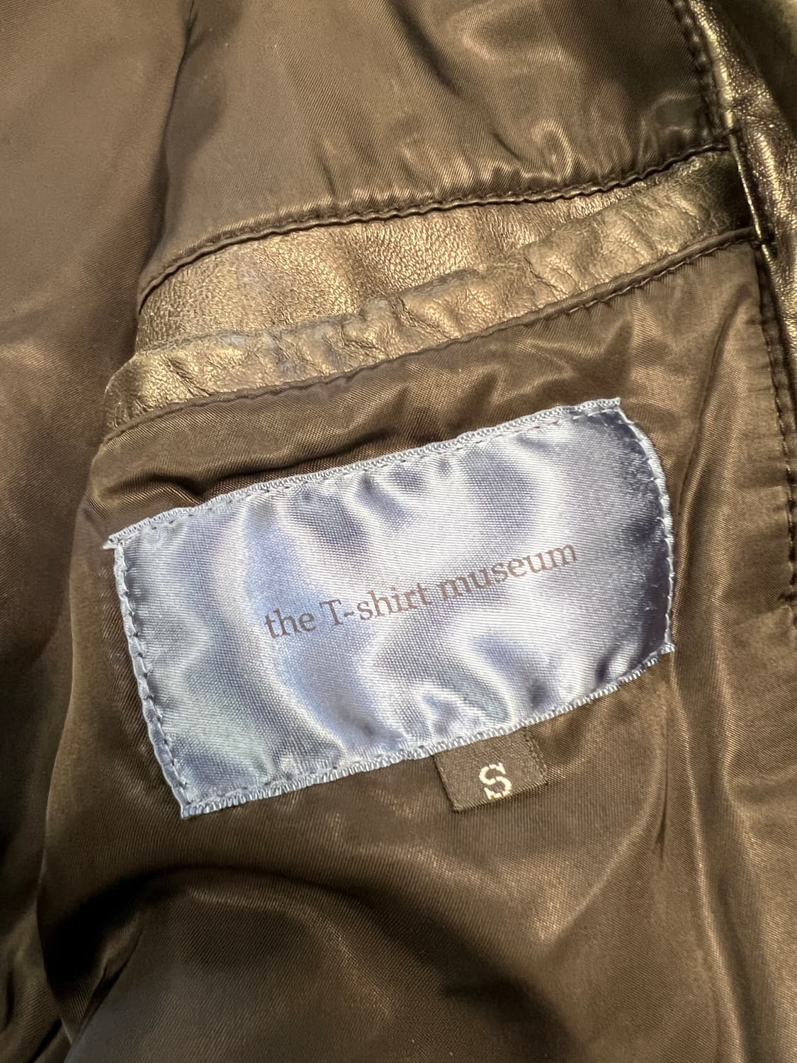 [S] 더티셔츠뮤지엄 빈티지 램스킨 싱글라이더 자켓 상품이미지6