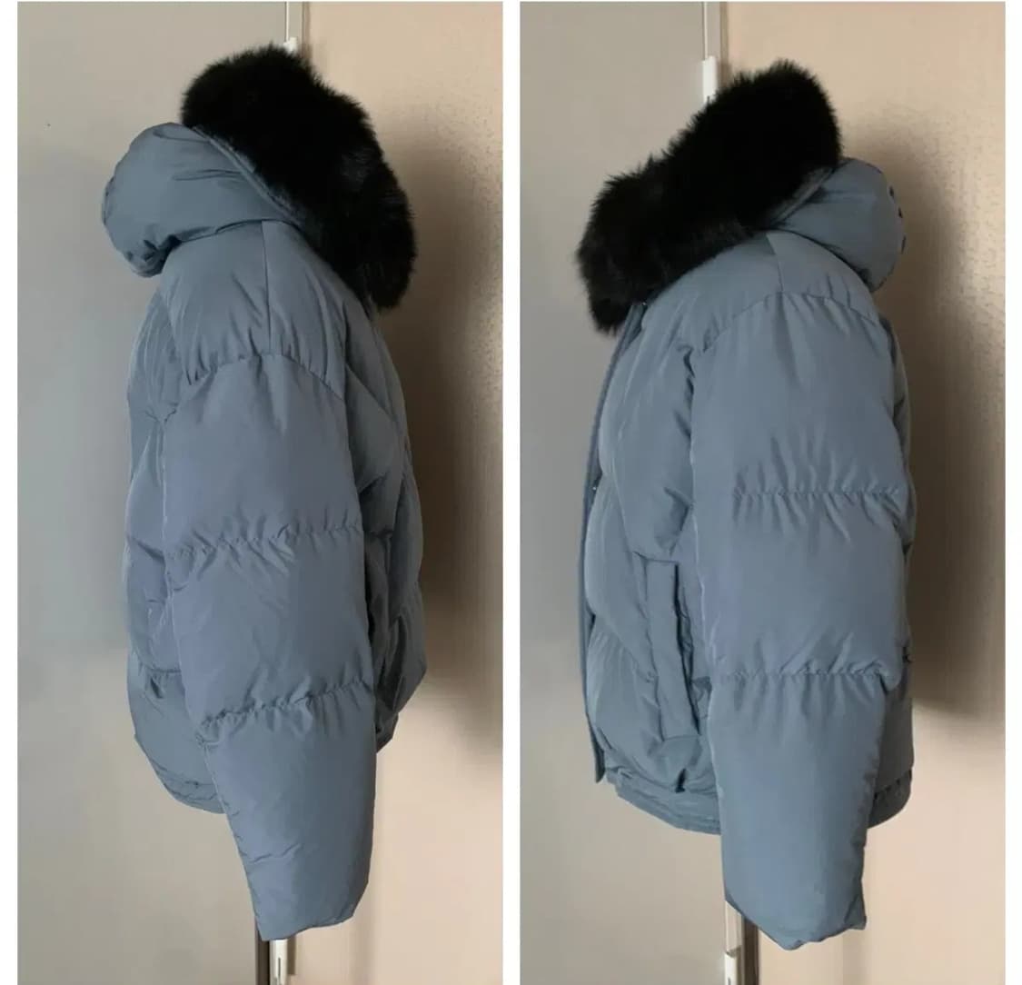 더아이잗 폭스퍼 후드 구스패딩 55-77 상품이미지7