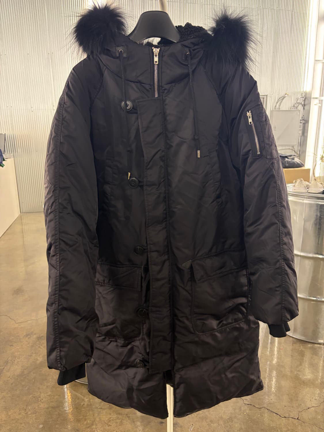 Oversized ma-1 goose down parka 105 상품이미지2