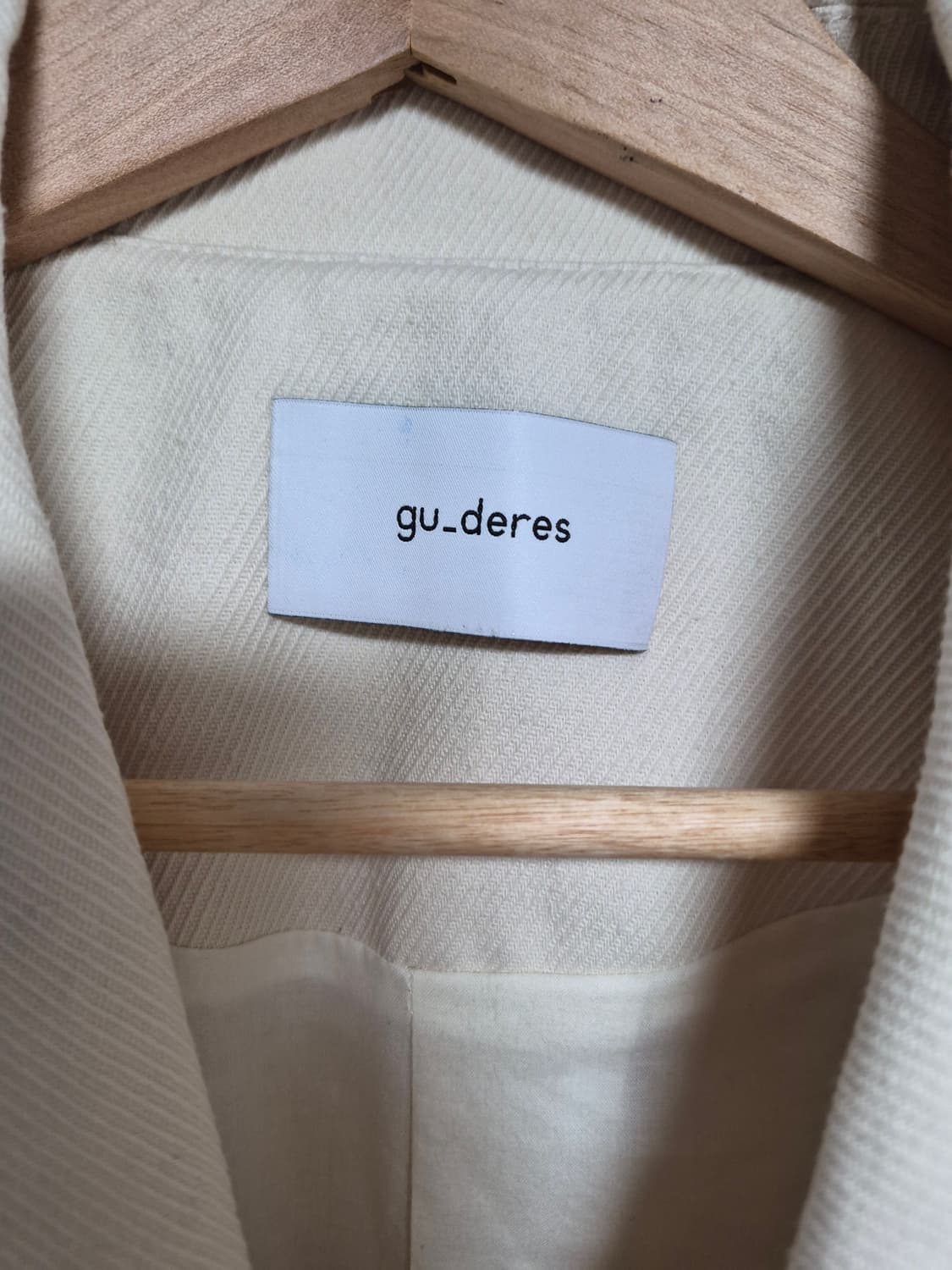 gu_deres  아이보리 집업자켓 여성M 상품이미지2