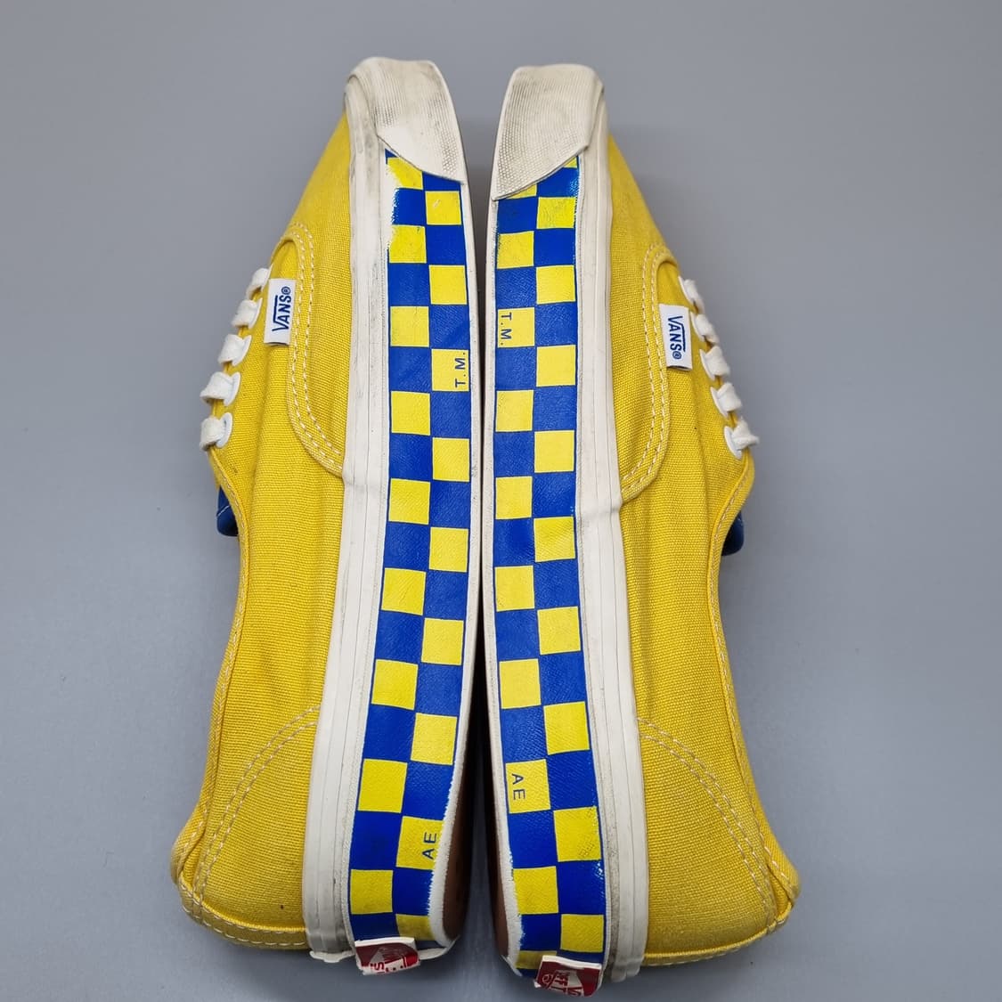 반스 어센틱 옐로우블루 남성스니커즈260  상품이미지5