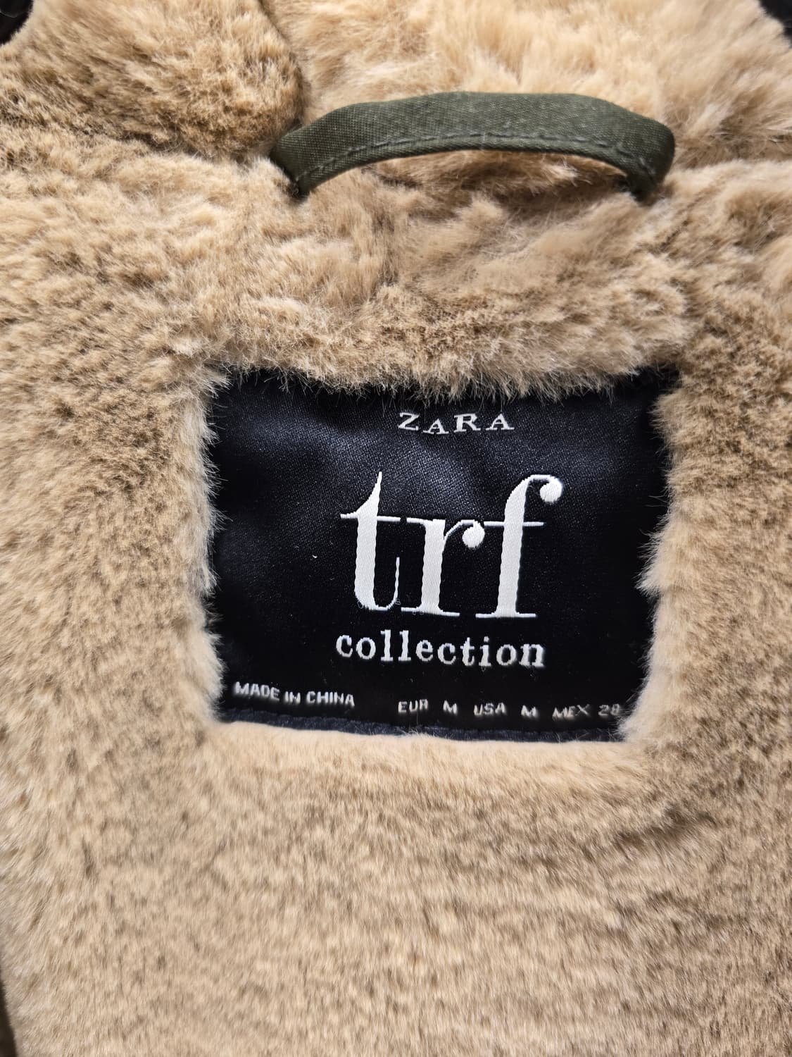 자라 ZARA trf 카키 겨울 야상 M (66) 상품이미지8