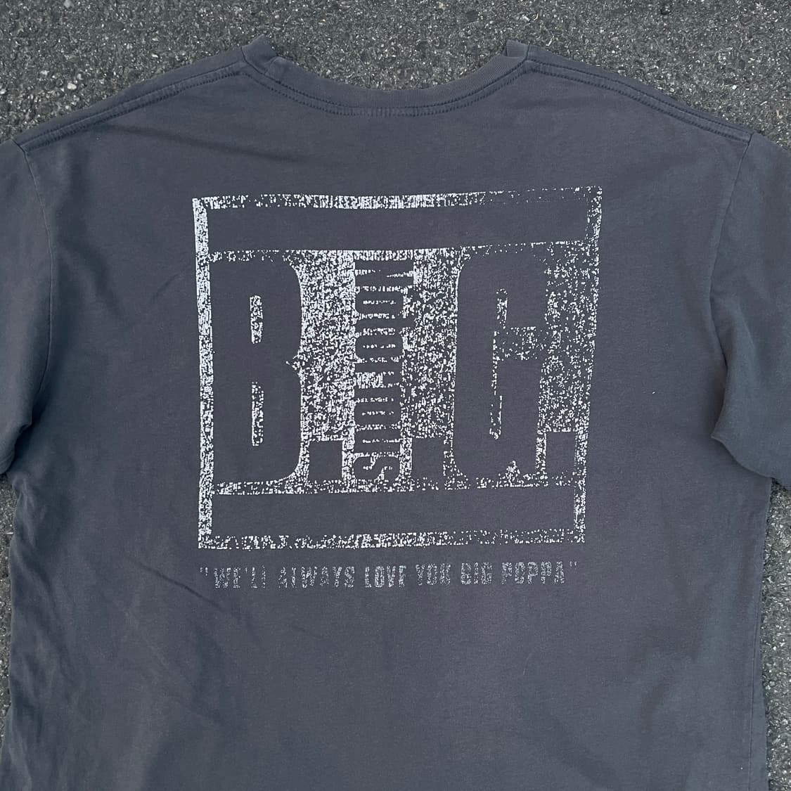 90s 비기 Reachstrings 힙합 올드스쿨 반팔티 XL 상품이미지4