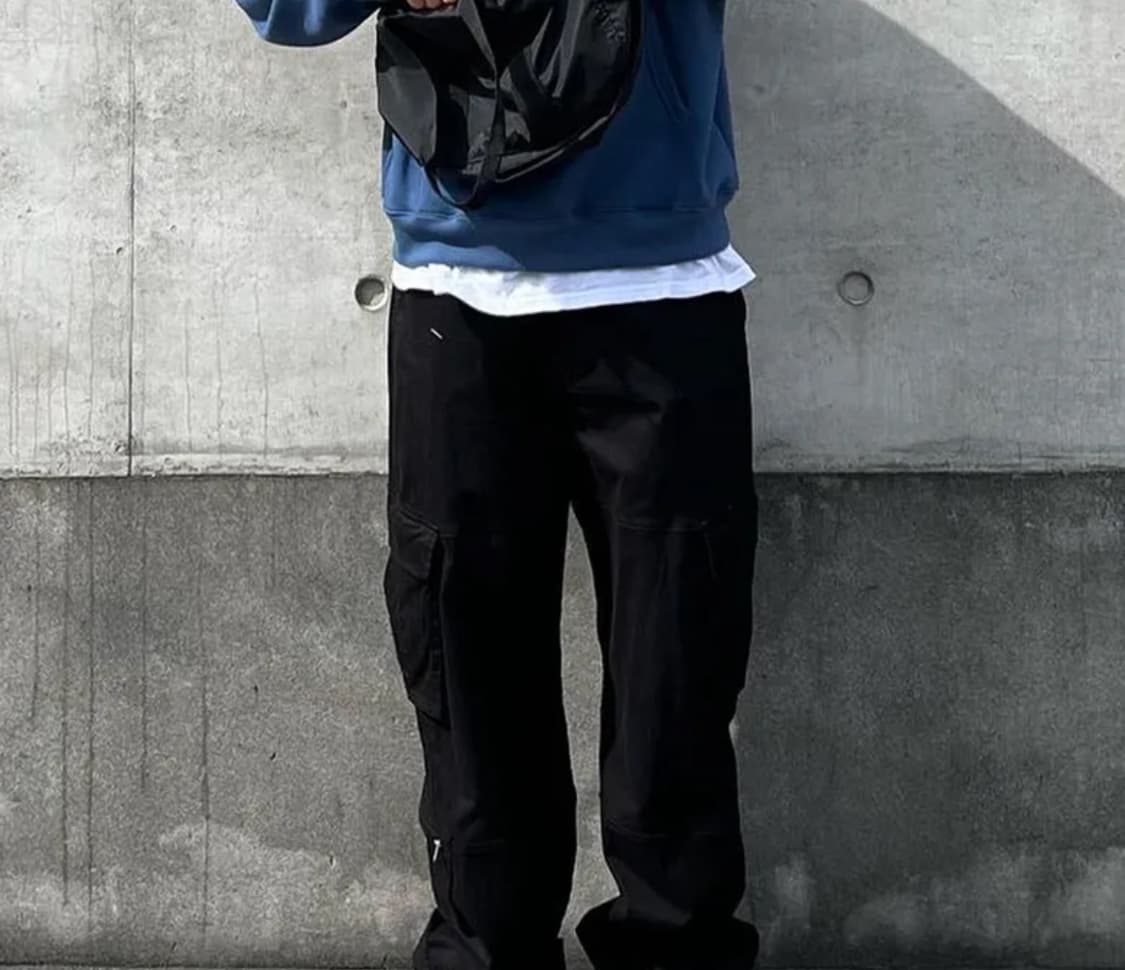 감마갤러리 멀티 카고 팬츠 블랙 상품이미지2