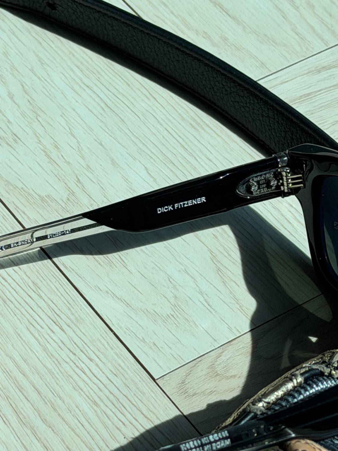 크롬하츠 딕 핏제너 블랙 실버 선글라스 안경 상품이미지6