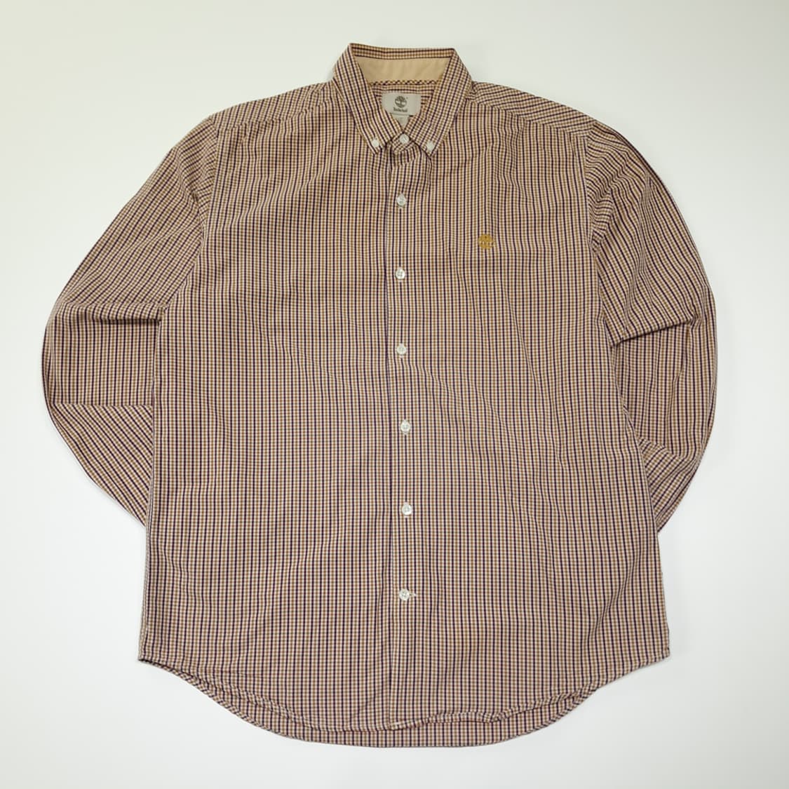 CL754 L 팀버랜드 슬림핏 마이크로 체크 버튼다운 셔츠 남방 상품이미지1