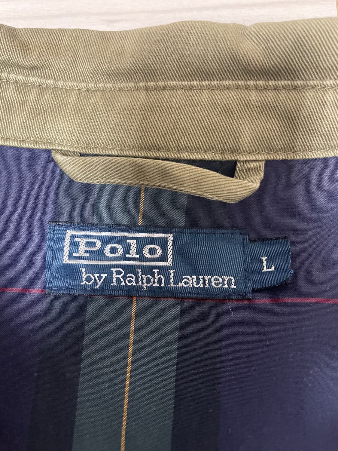 폴로 랄프로렌 블루종 베이지 자켓 L (빈티지샵) 상품이미지3