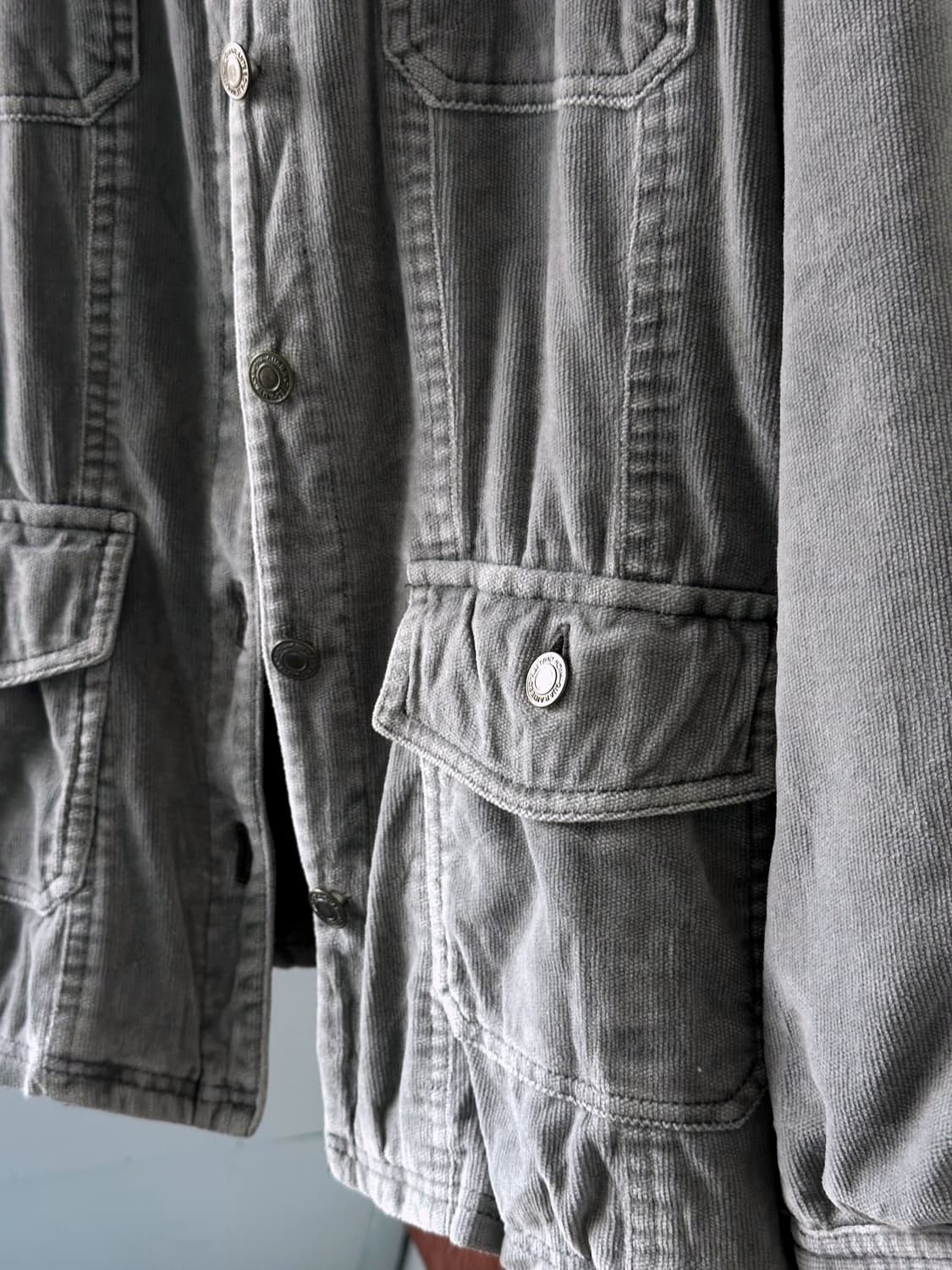 Design cord 2way collar loose blouson 상품이미지4