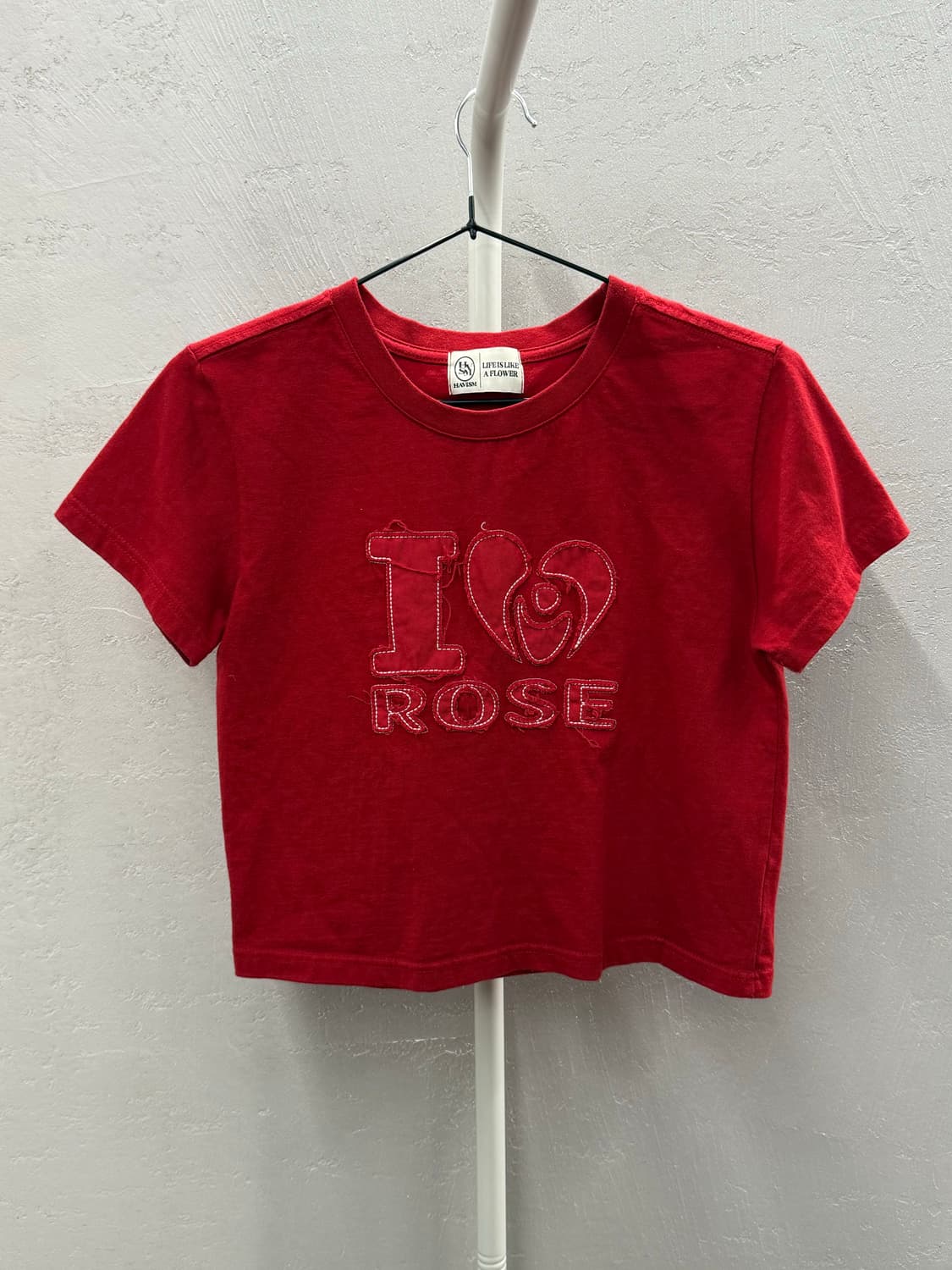 HAVISM 해비즘 크롭 반팔 티셔츠  상품이미지2