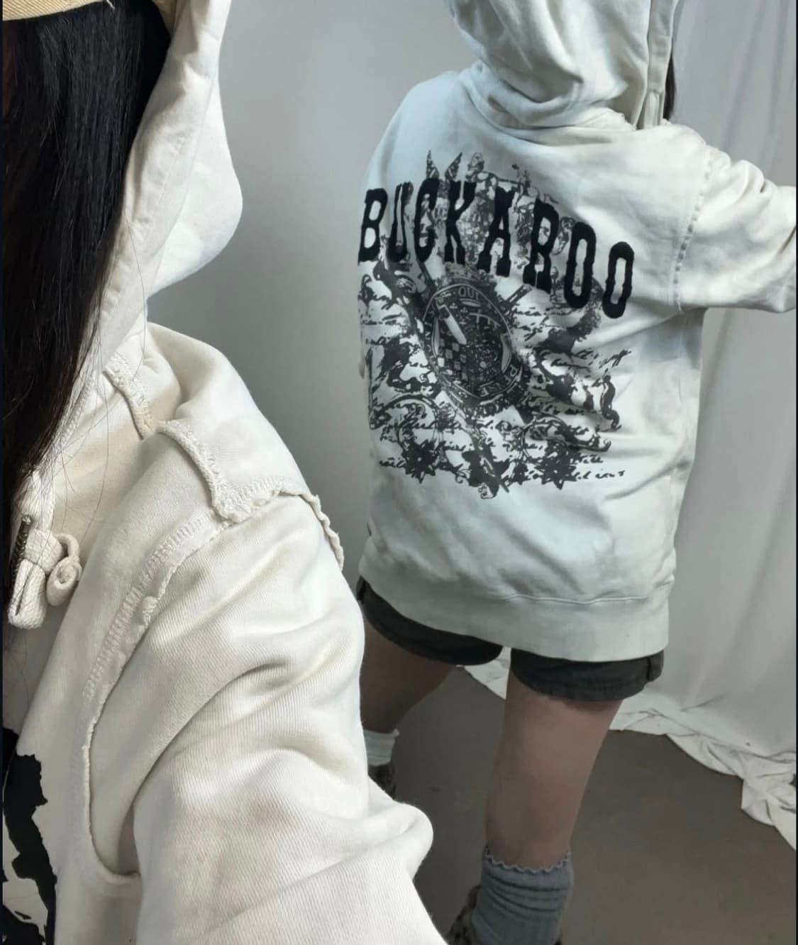 버커루 나염 후드집업 y2k  상품이미지3