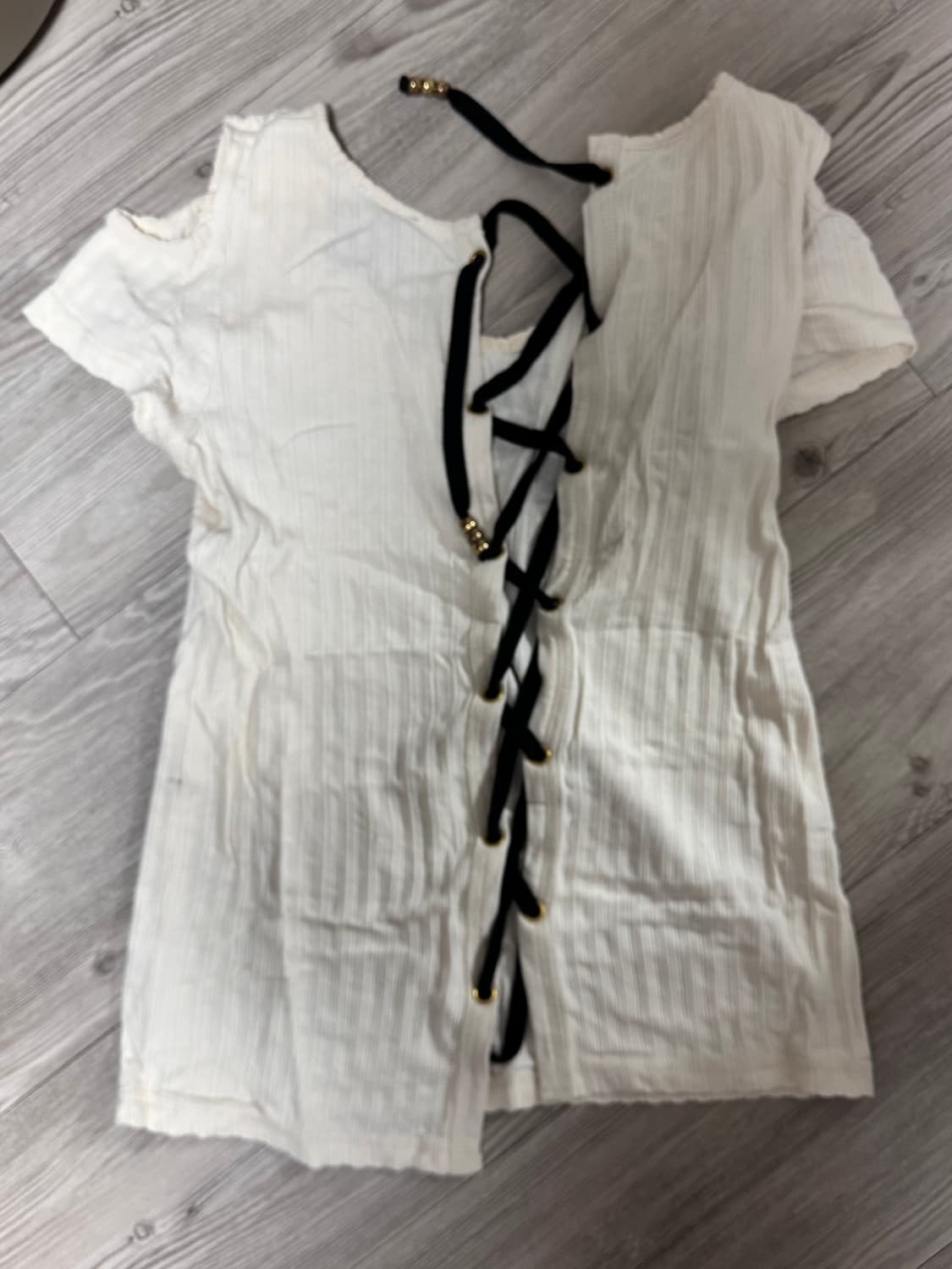 여성 해골 펑크 반팔티셔츠 상품이미지2