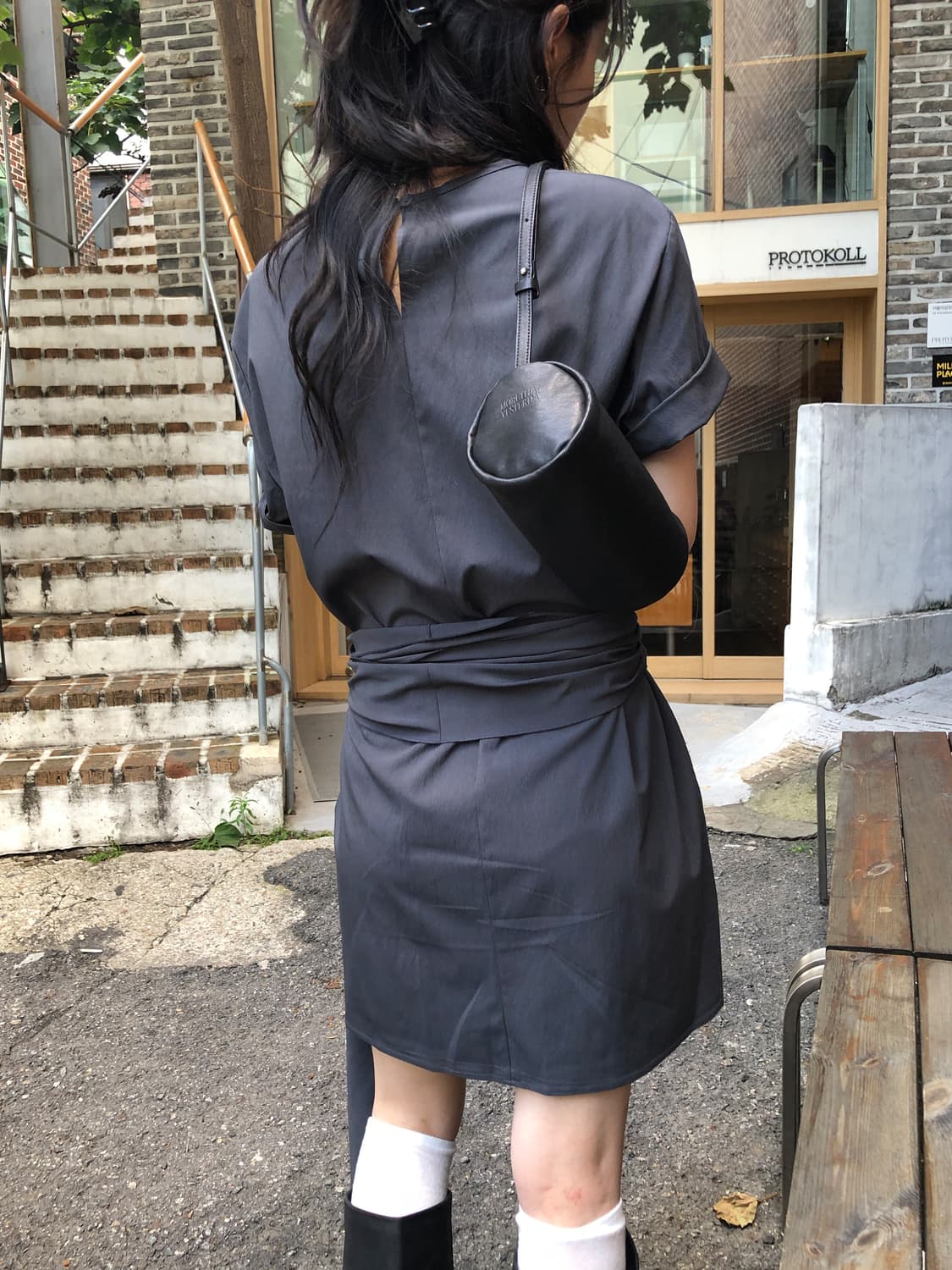 릿킴 릿츠 타이 드레스 reetkeem reets tie dress 상품이미지5