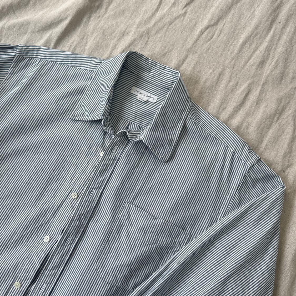 토마스모어 프렌지 스트라이프 옥스포드 셔츠 M 상품이미지2
