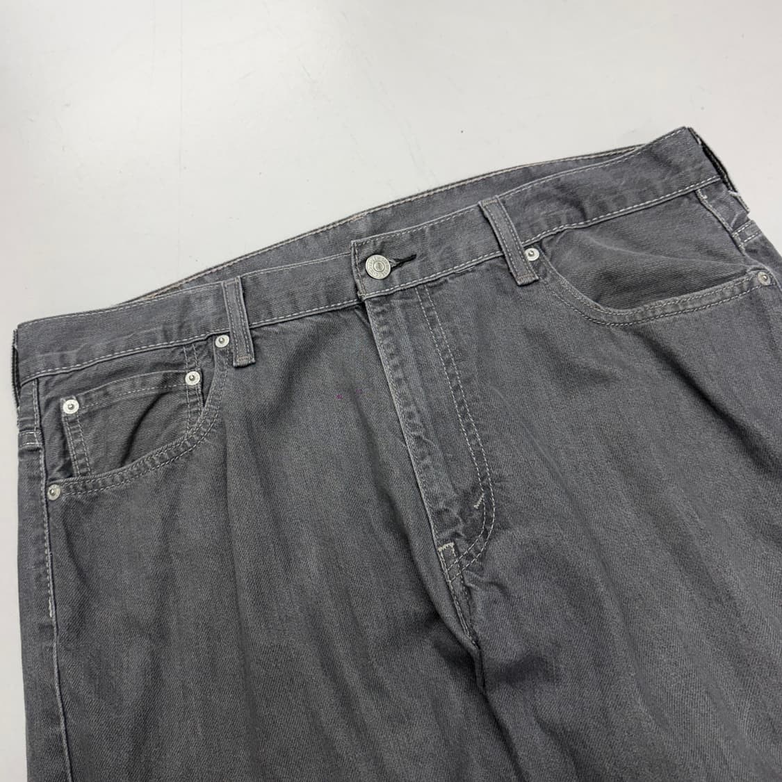 리바이스 569 새깅 워싱 스케이터 와이드 데님팬츠 상품이미지4