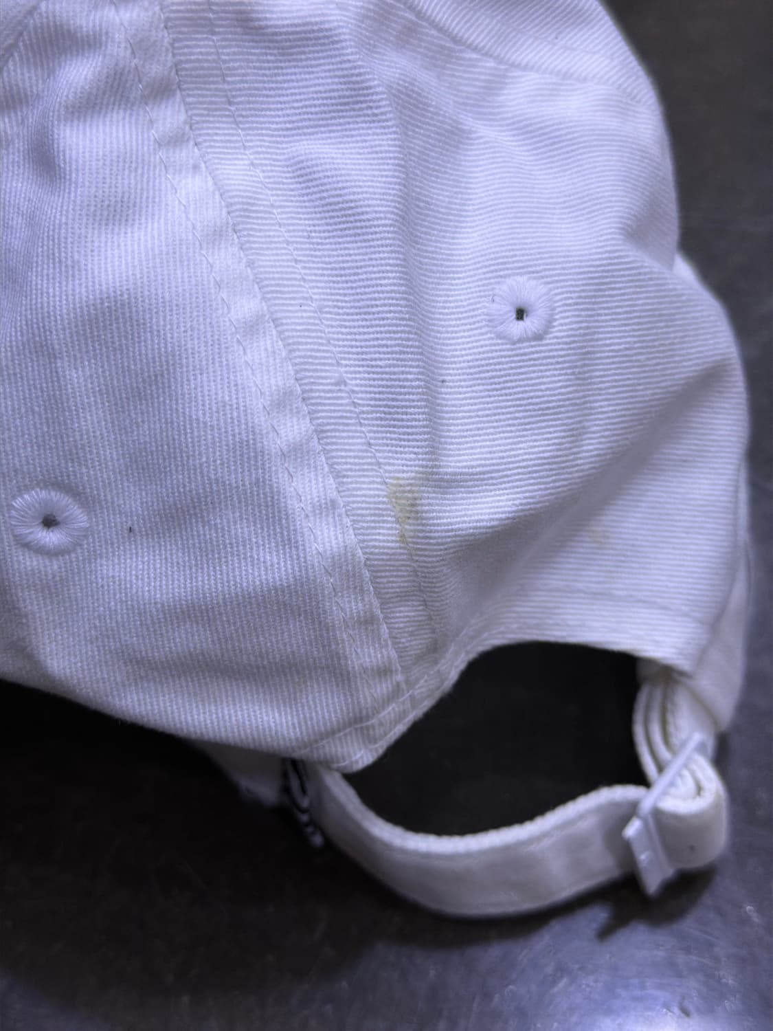 아디다스 오리지널 트레포일 자수 볼캡 화이트 상품이미지3