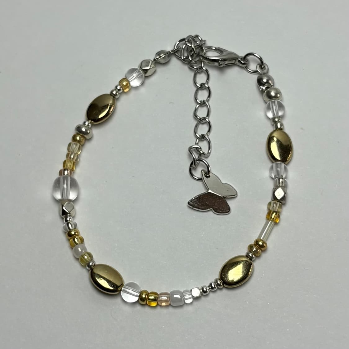 [W] 핸드메이드 비즈 팔찌 Golden 030 상품이미지10