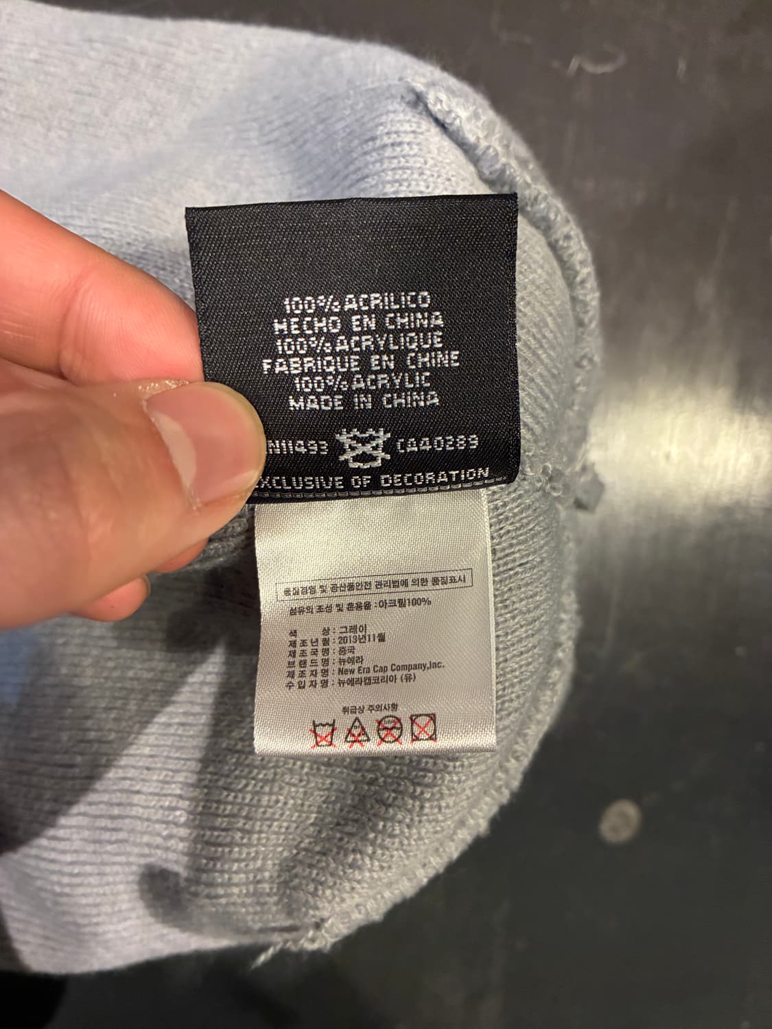 뉴에라 에스닉 방울 비니 라이트그레이 상품이미지3