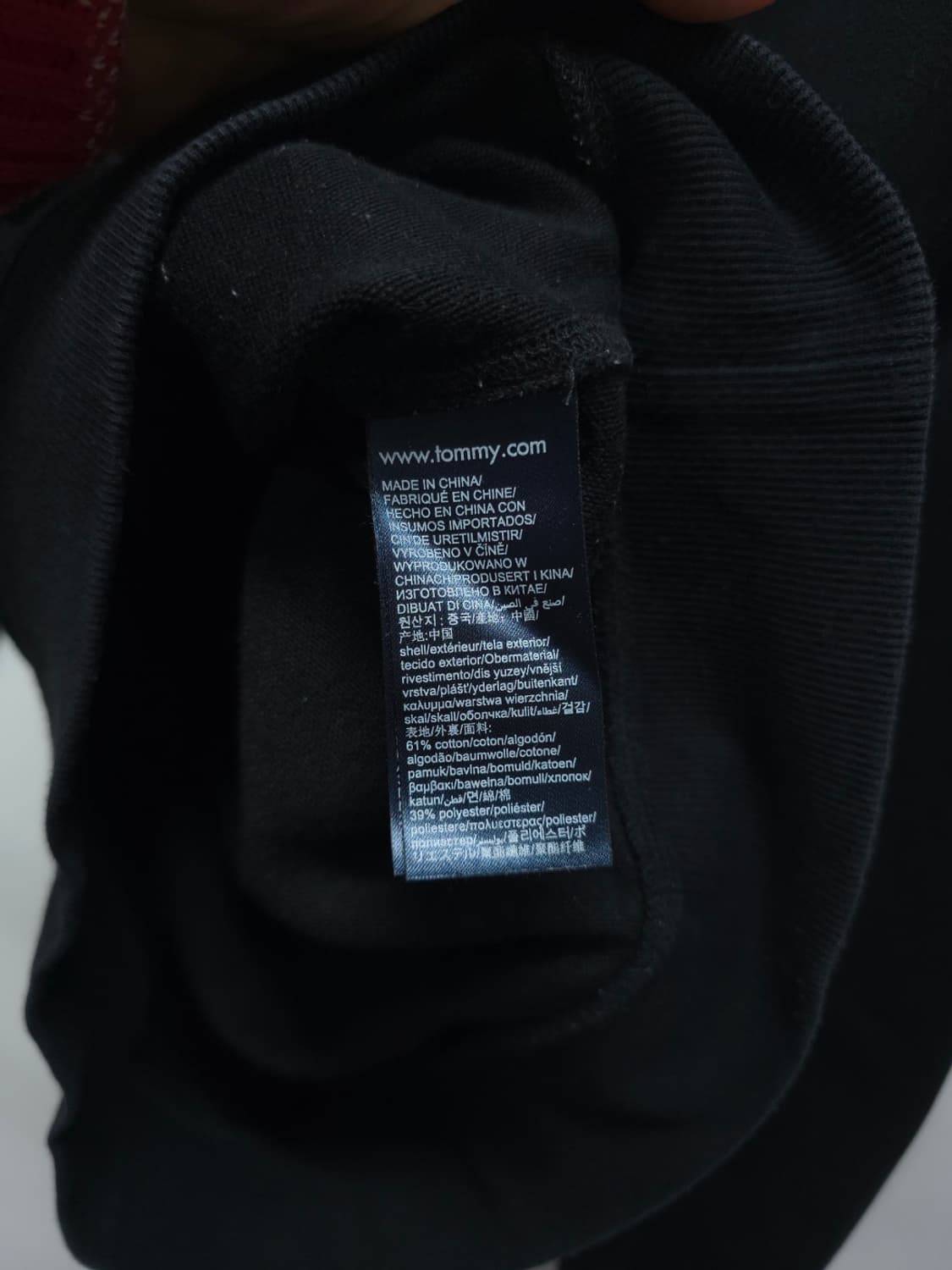 ​타미진스 클래식 로고 크루넥 맨투맨 블랙 (55) 상품이미지10