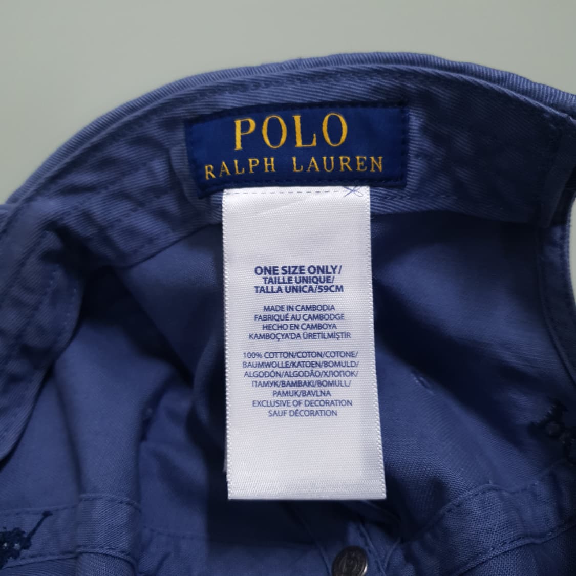 OS) 폴로 랄프로렌 신형 포니 미니멀 볼캡 워시드 블루 상품이미지8