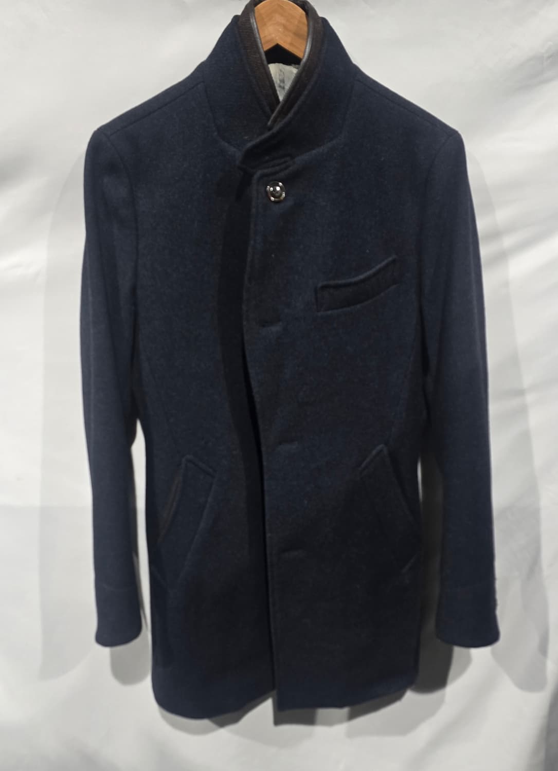 Customellow 남성 스탠드 칼라 코트 100 상품이미지1