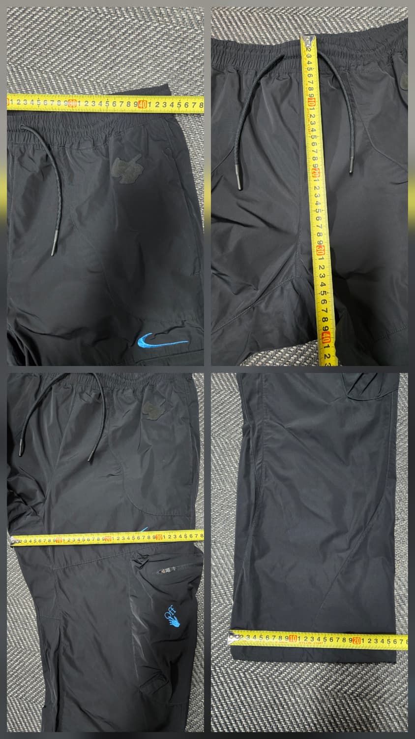 나이키 x 오프화이트 NRG 트랙 팬츠 블랙 아시아 카고팬츠 상품이미지6