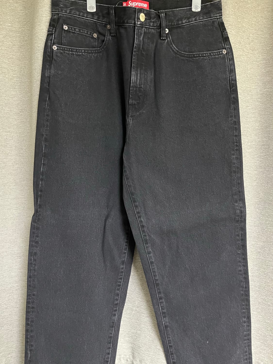 슈프림 배기 진 블랙 25fw 상품이미지3