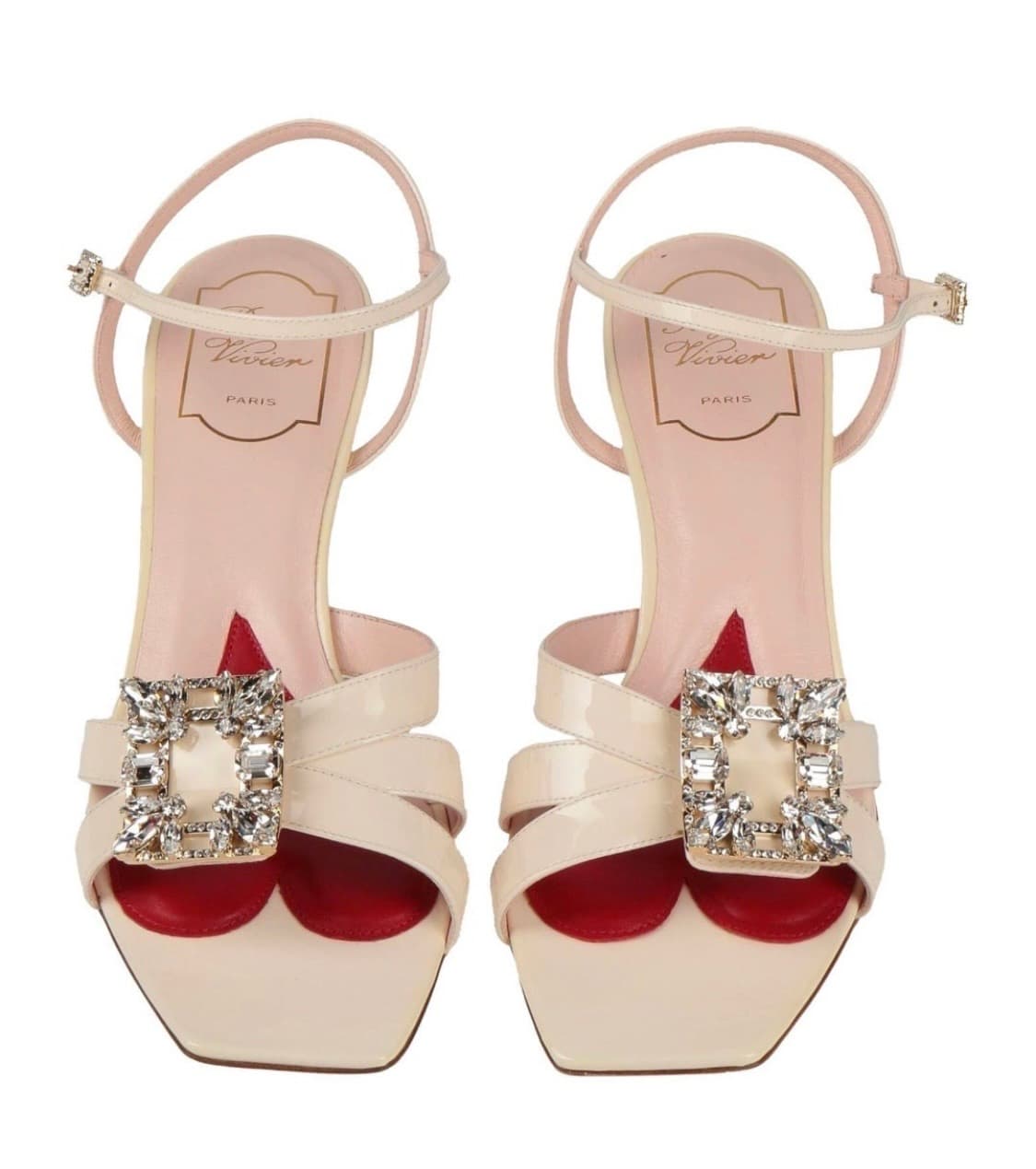 로저비비에 아이보리 스트라 샌들35.5 새상품 상품이미지1