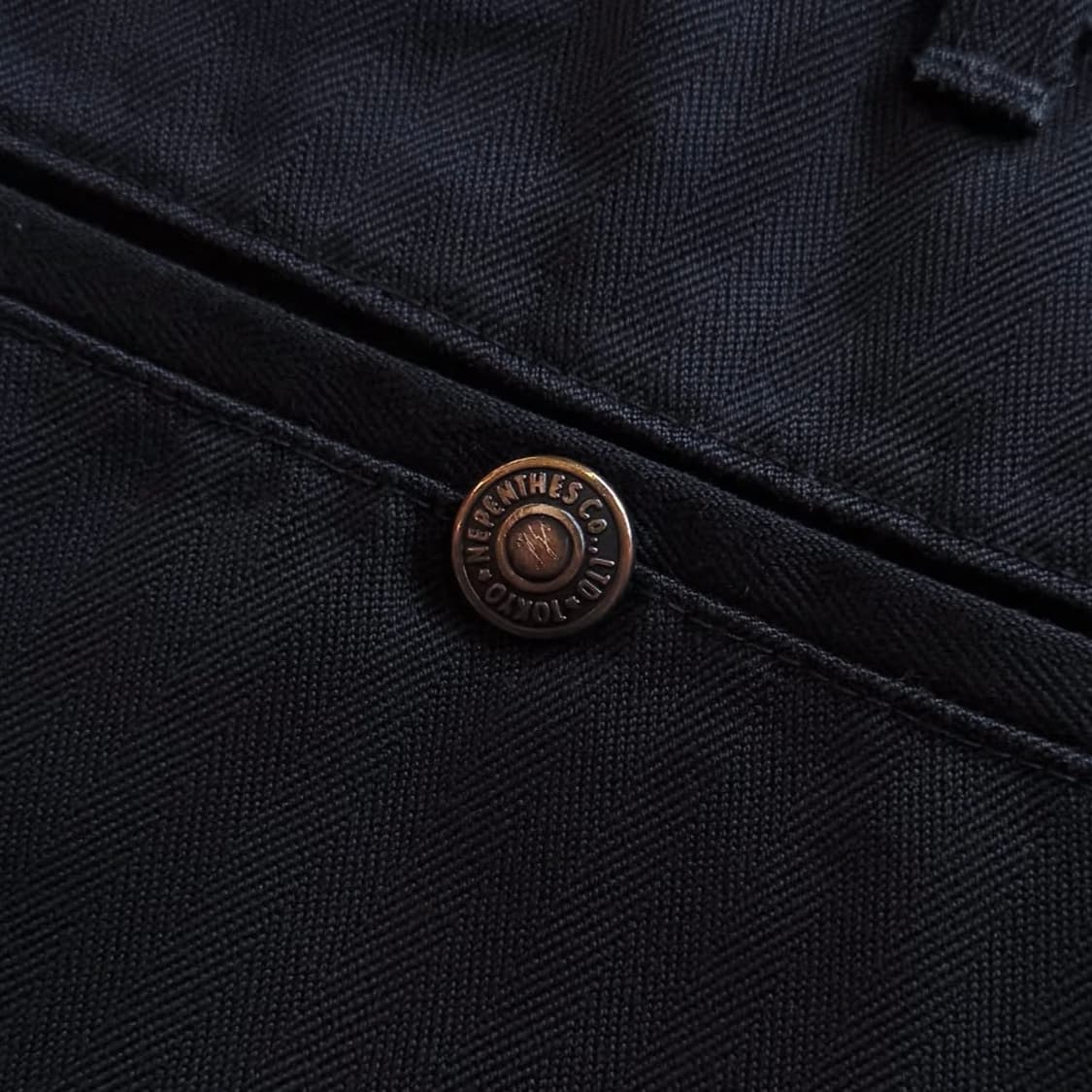 니들스 와이드 스트레이트 블랙 트라우저 상품이미지8