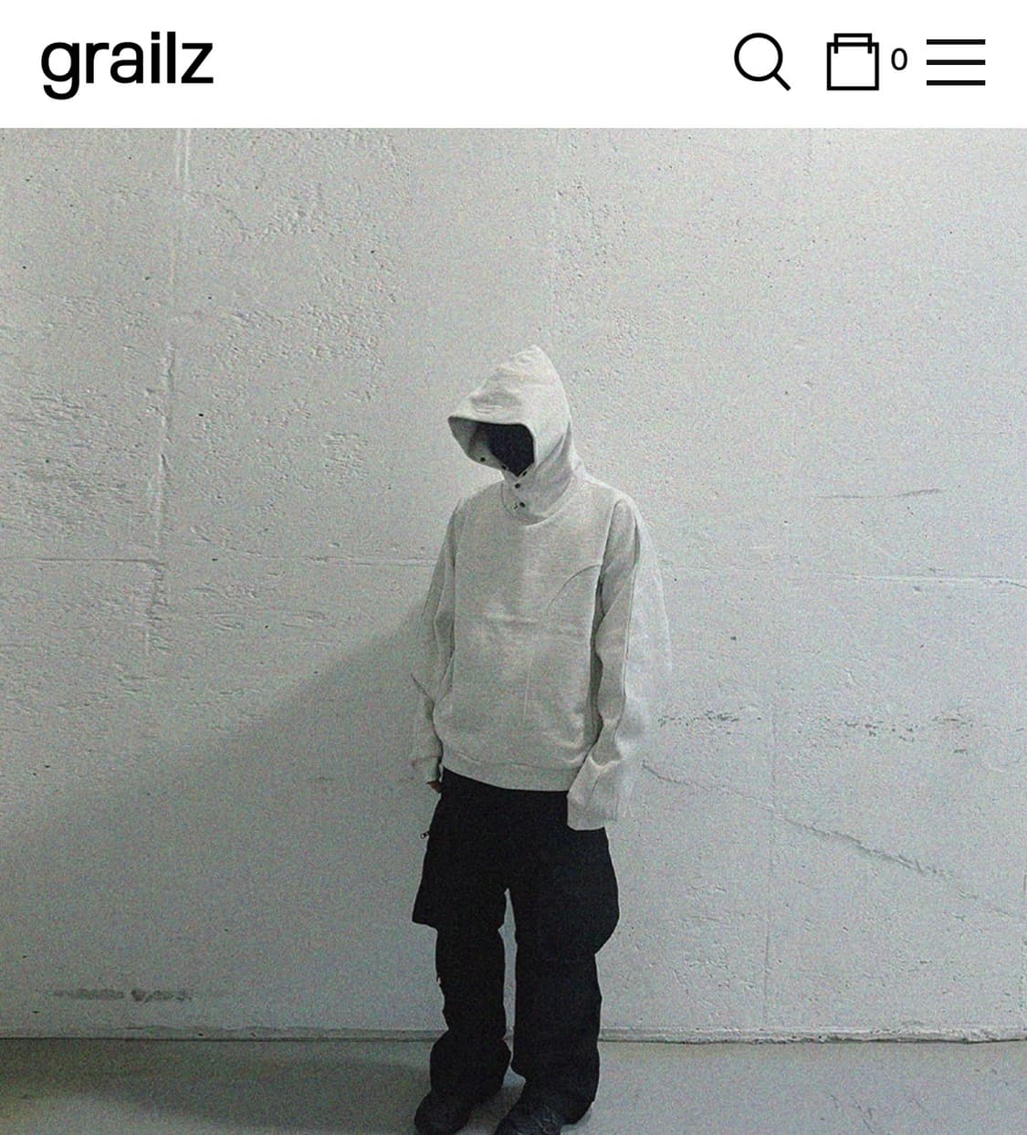 그레일즈 Grailz Geometry Hoodie 사이즈 1 판매합니다! 상품이미지1