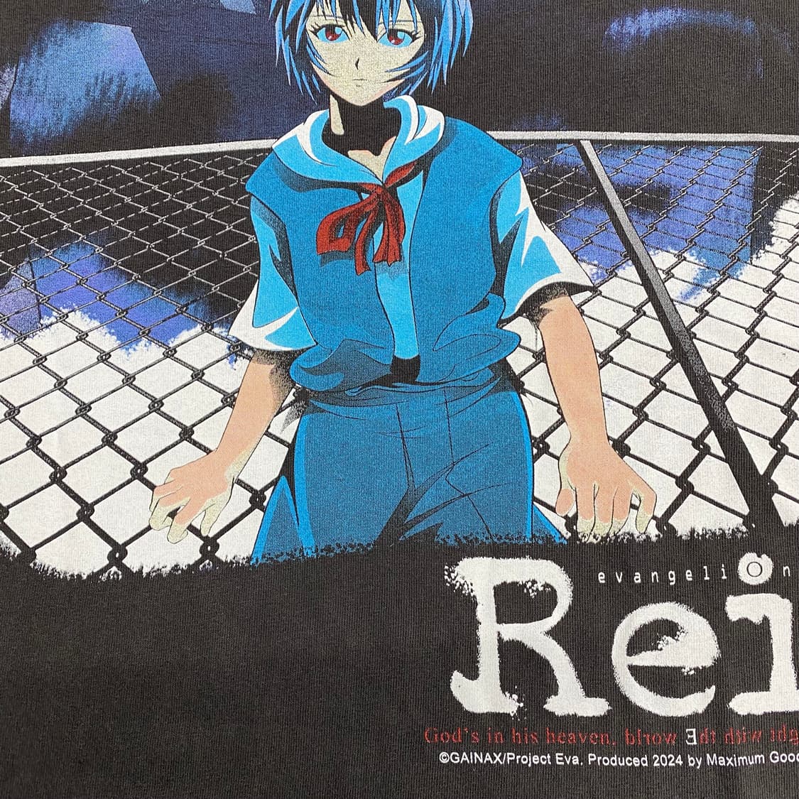 에반게리온 레이 부틀렉 애니메이션 티셔츠 상품이미지7