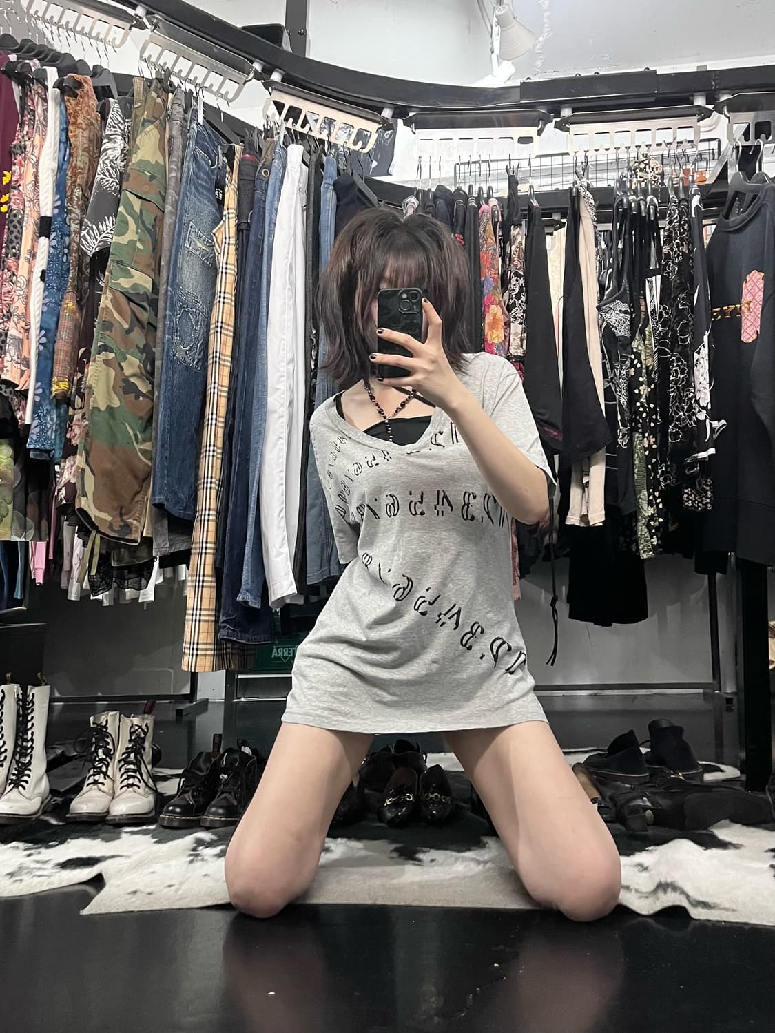 아르마니 브이넥 반팔 상품이미지1